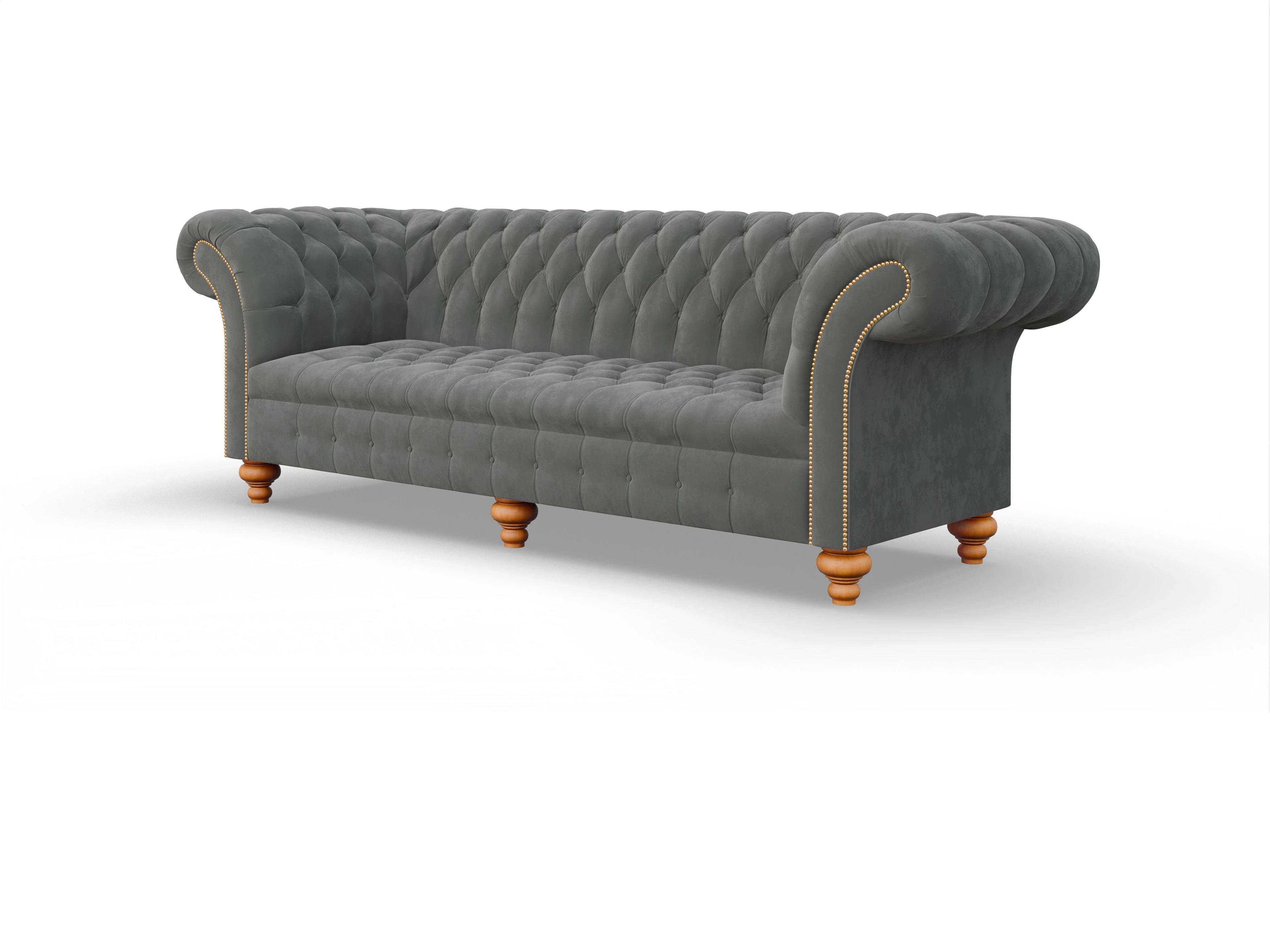 Ansicht des Produktes Mayfair 4-Sitzer Sofa in Stoff Grau