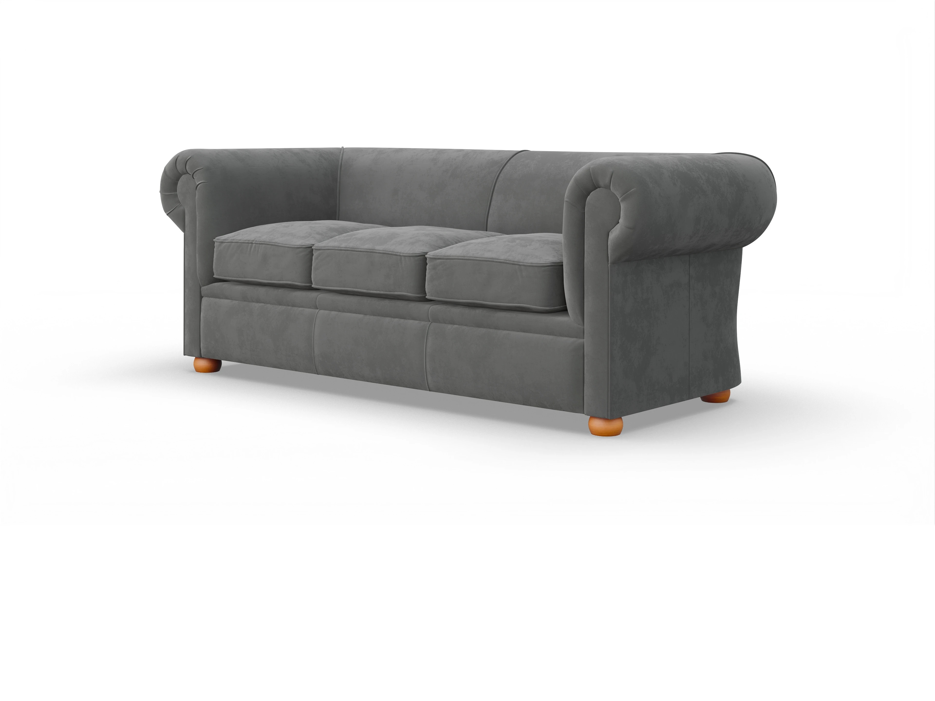 Ansicht des Produktes Brendon 3-Sitzer Sofa in Stoff Grau