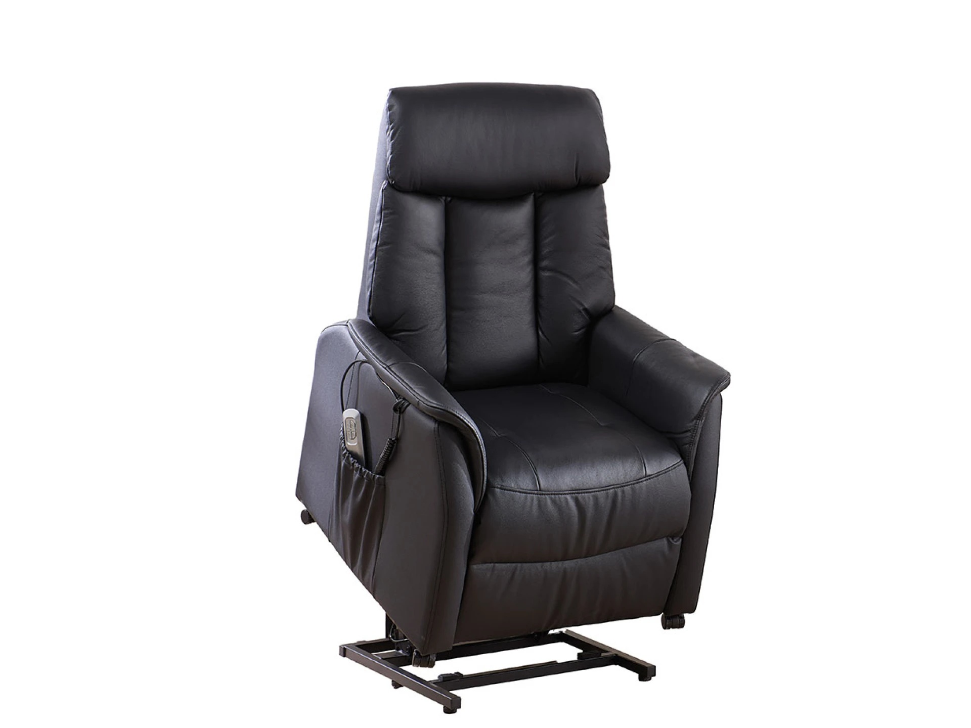 Ansicht des Produktes Philadelphia Leder Fernsehsessel in Leder Schwarz