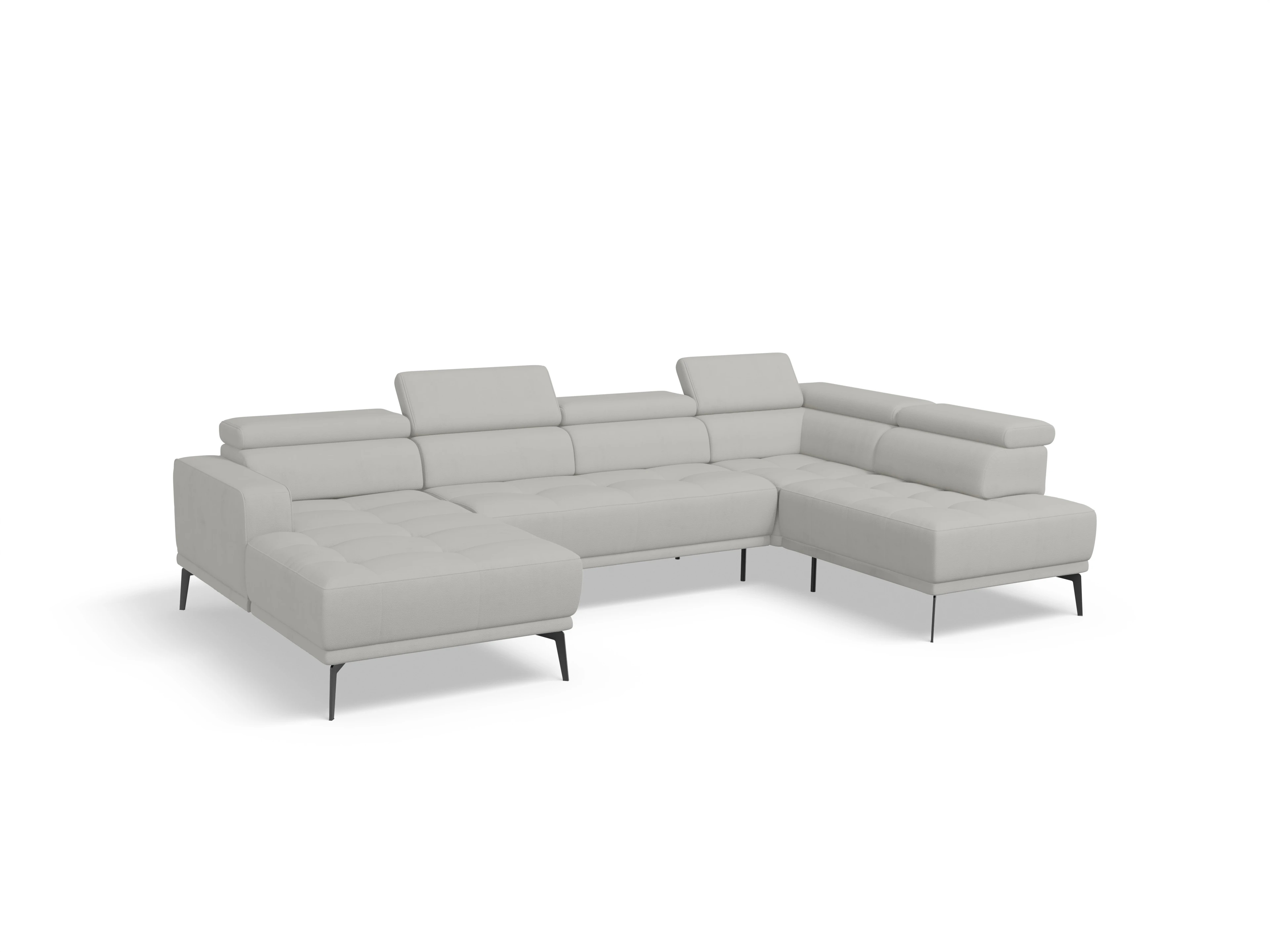 Ansicht des Produktes Marco Wohnlandschaft offen beidseitig in Stoff Beige