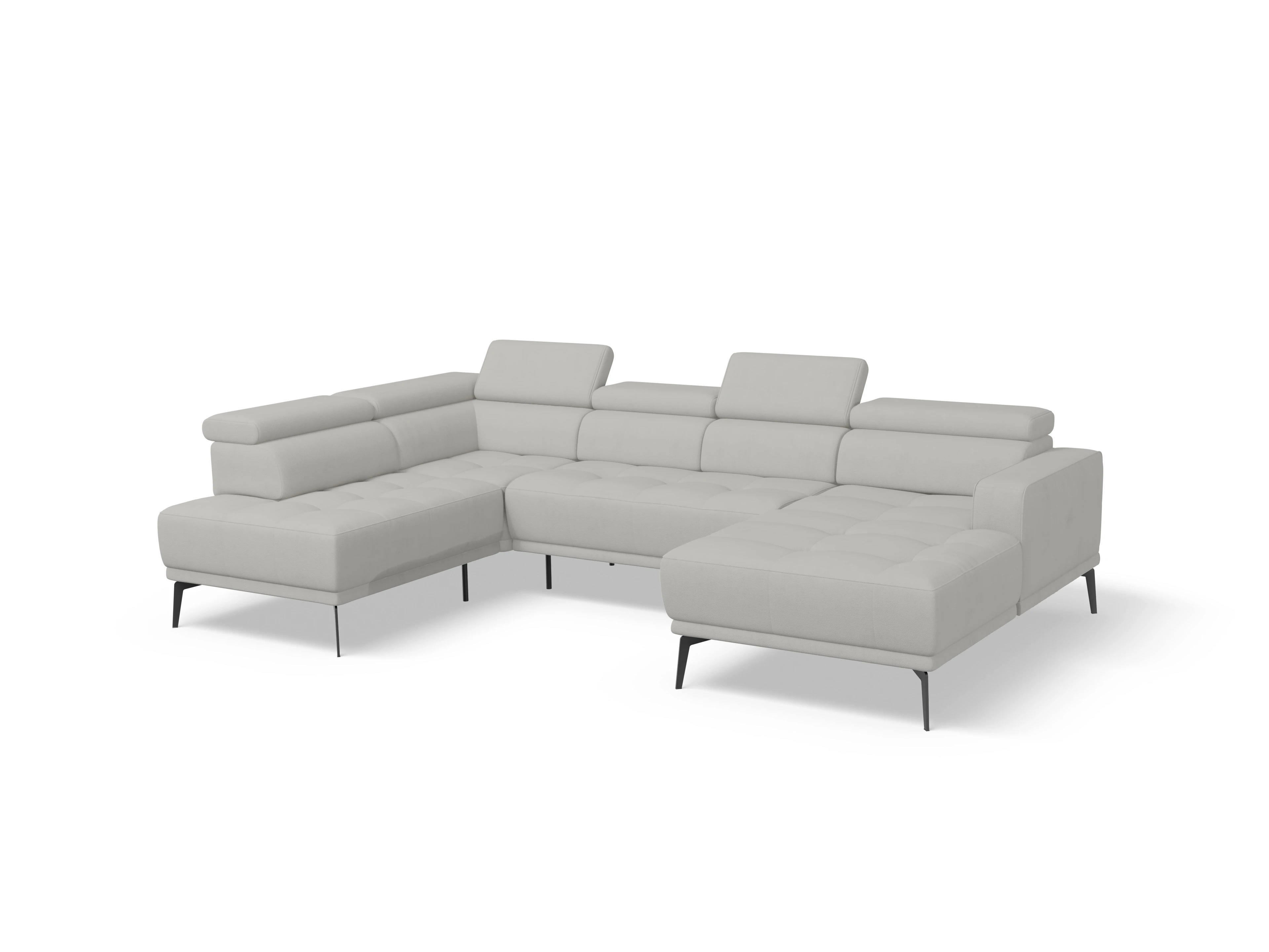 Ansicht des Produktes Marco Wohnlandschaft offen beidseitig in Stoff Beige