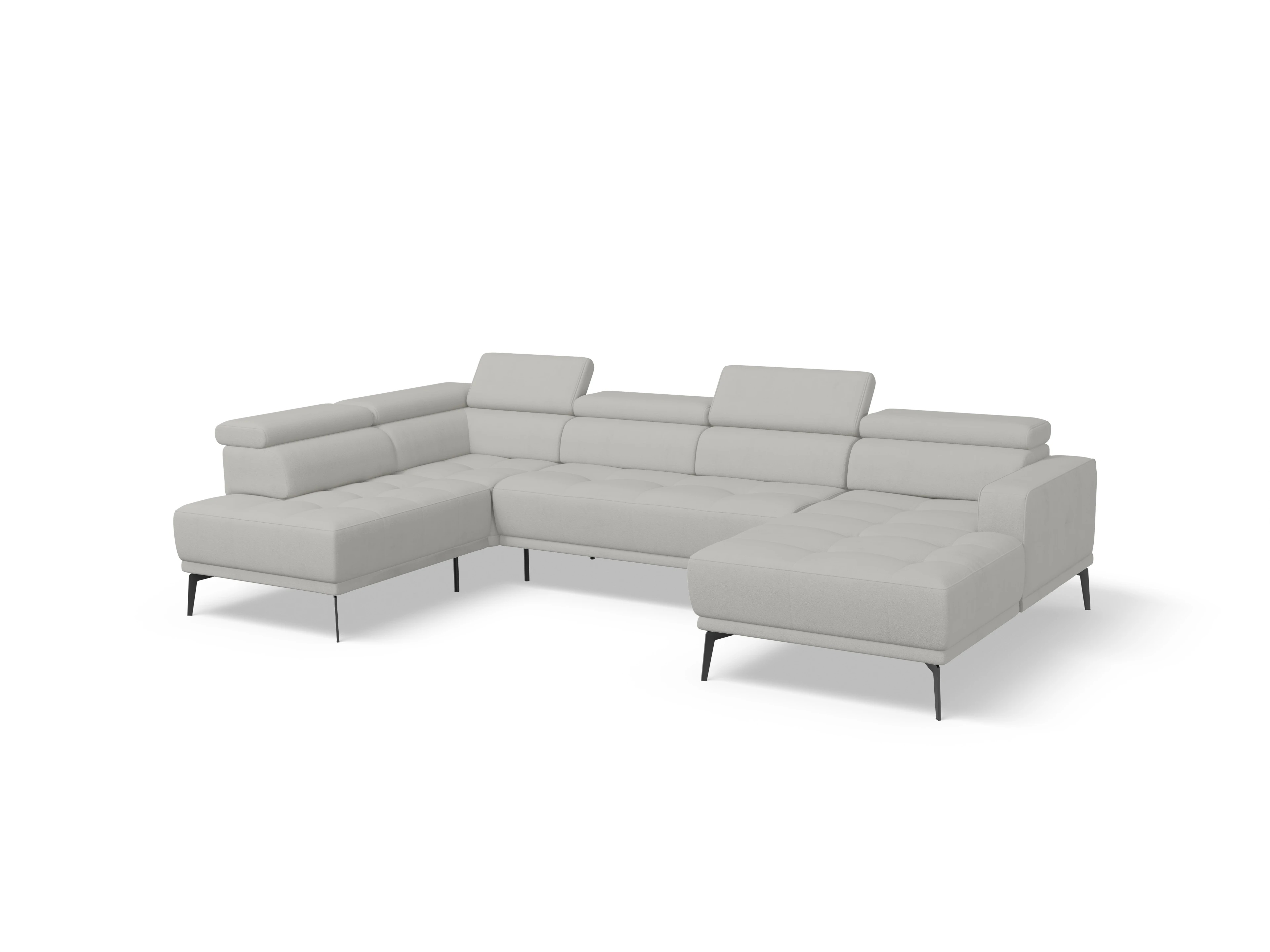 Ansicht des Produktes Marco Wohnlandschaft offen beidseitig in Stoff Beige