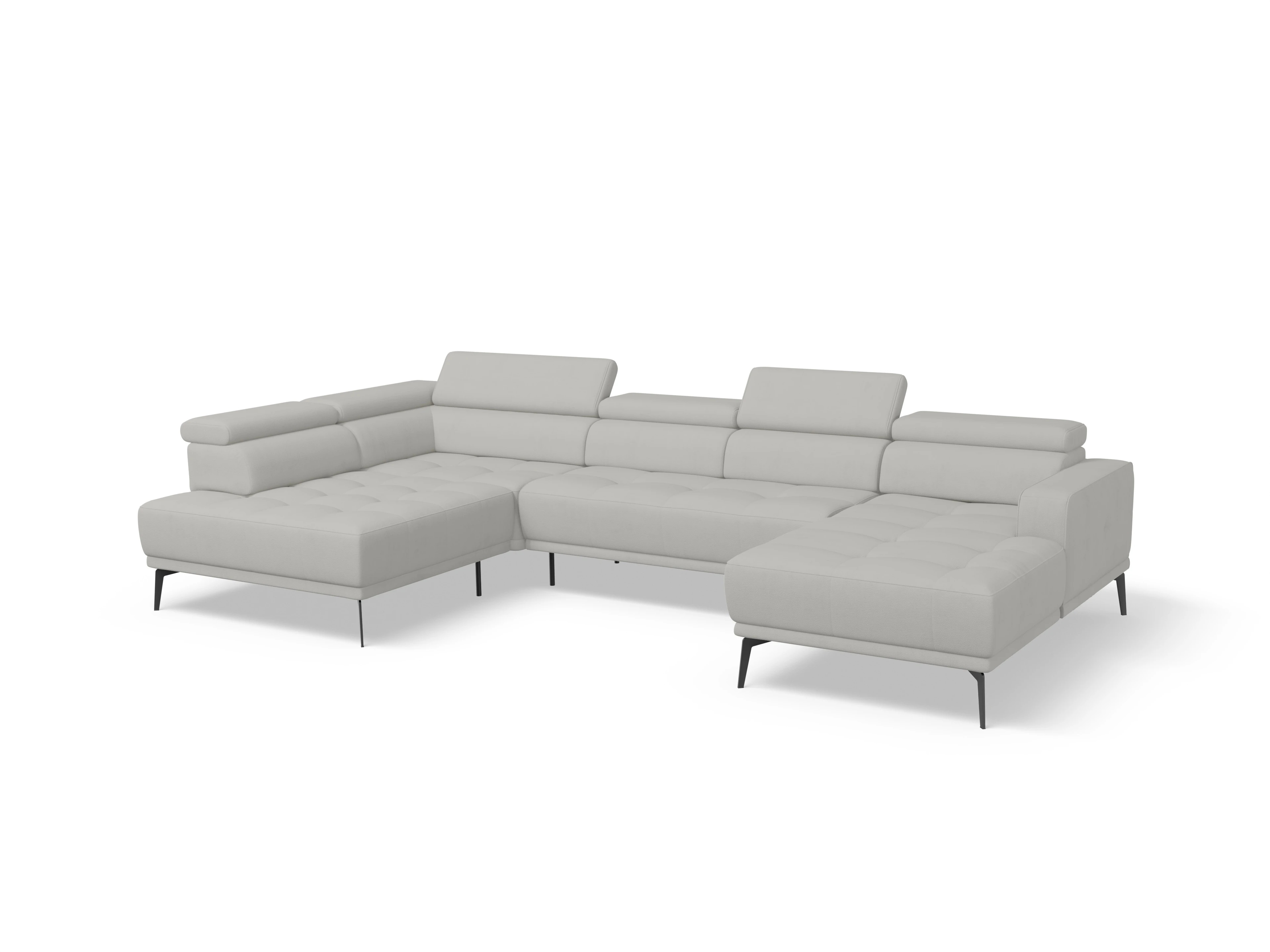 Ansicht des Produktes Marco Wohnlandschaft offen beidseitig in Stoff Beige