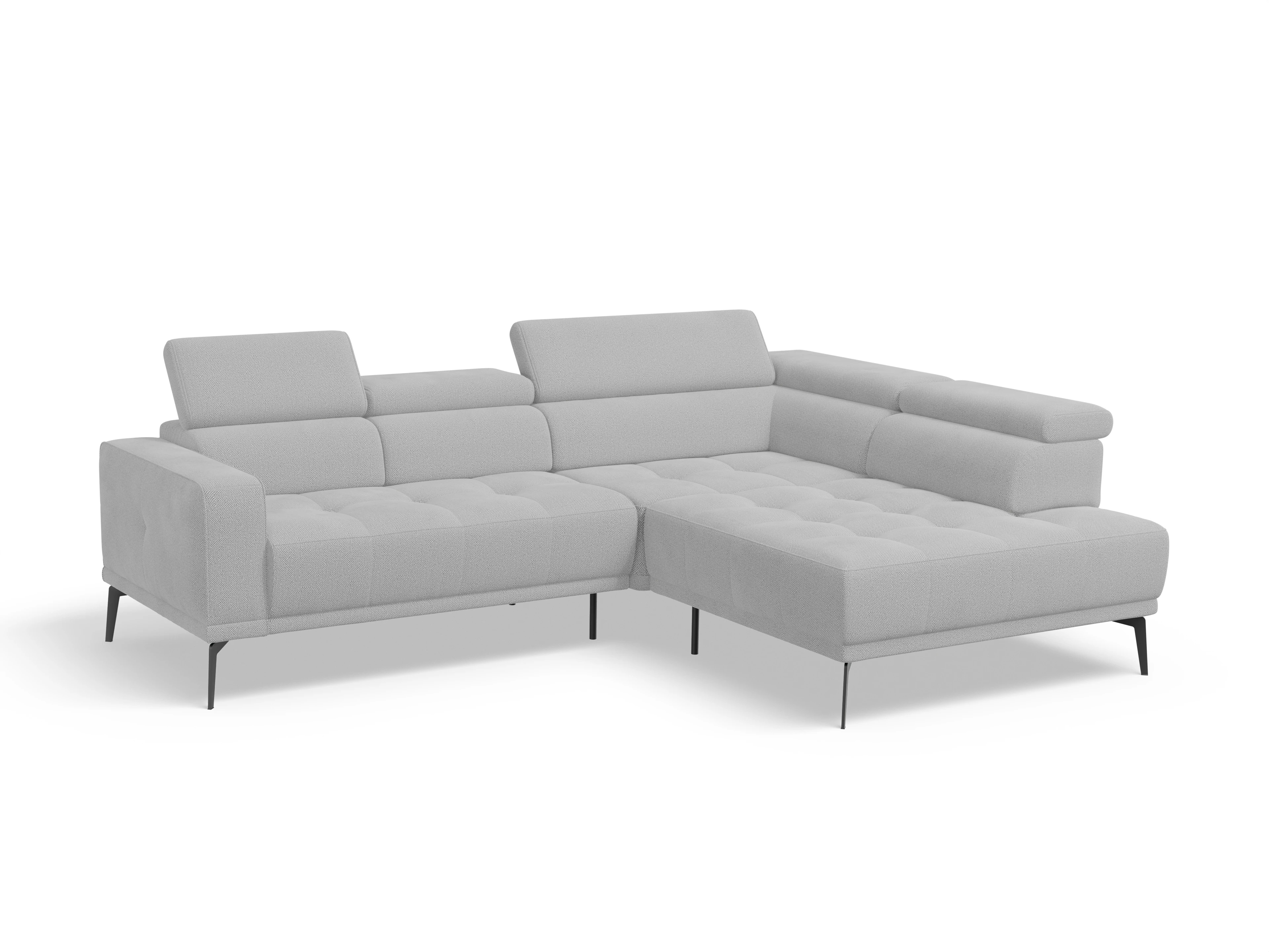 Ansicht des Produktes Marco Ecksofa rechts Abschluss offen in Stoff Beige