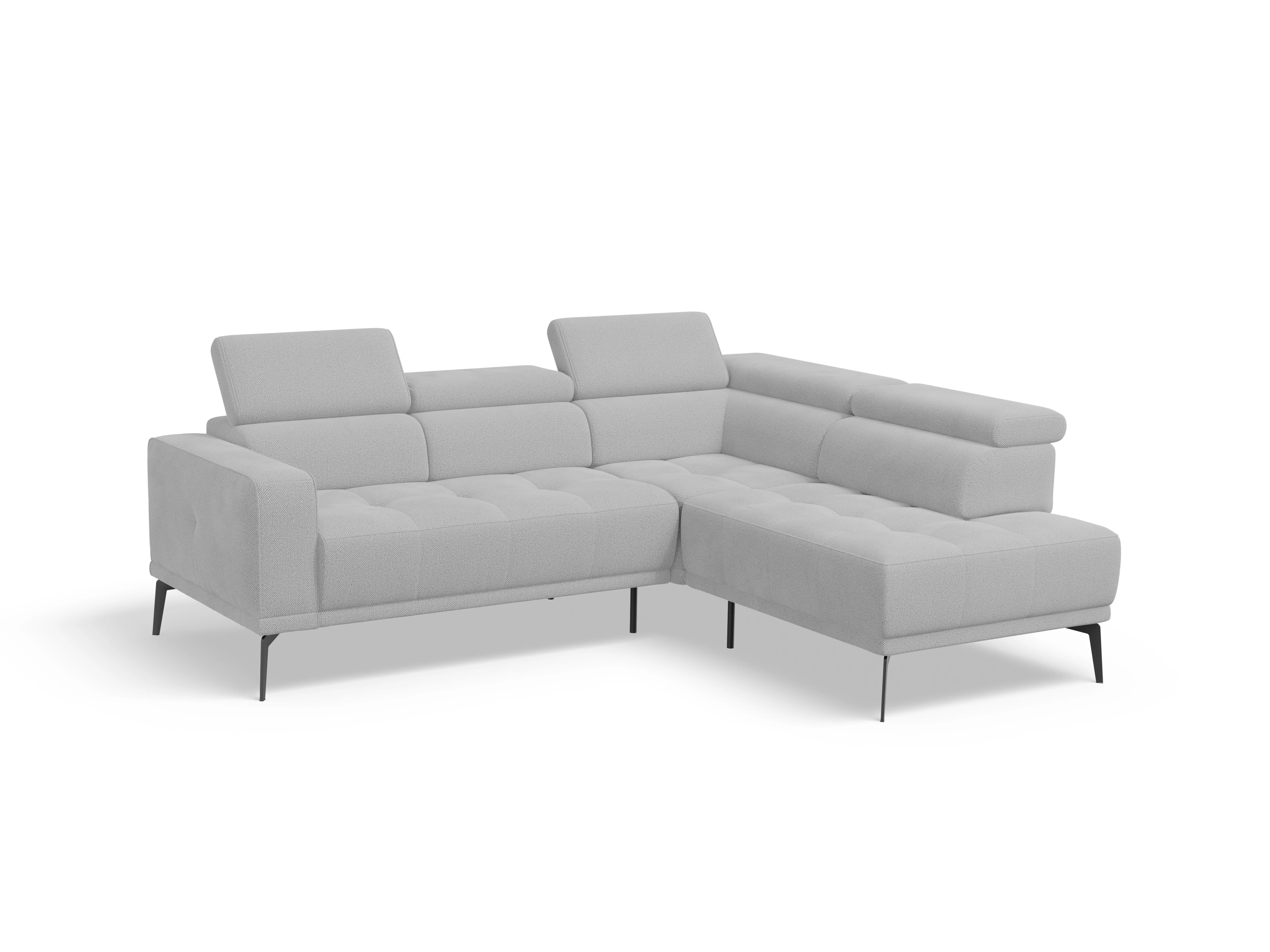Marco Aho kl Small R Ansicht des Produktes Marco Ecksofa rechts Abschluss offen in Stoff Beige