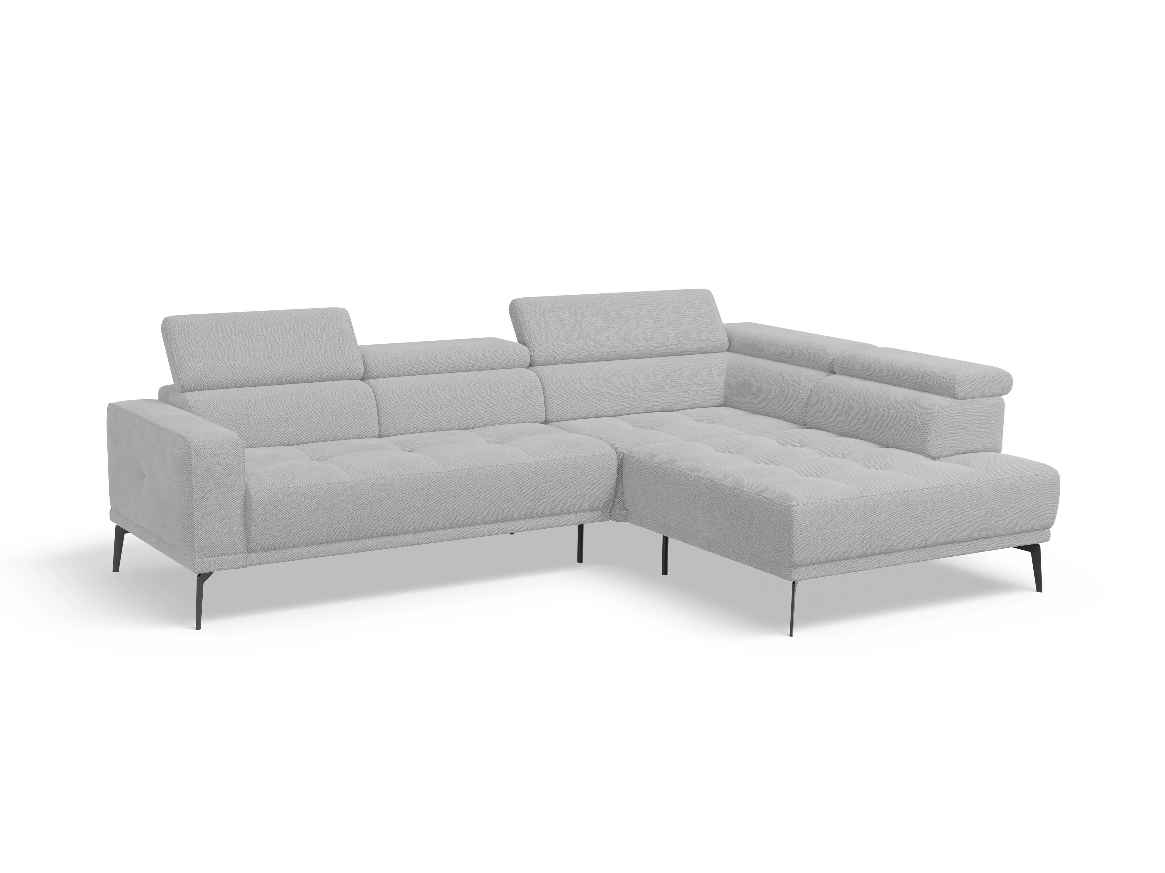 Ansicht des Produktes Marco Ecksofa rechts Abschluss offen in Stoff Beige