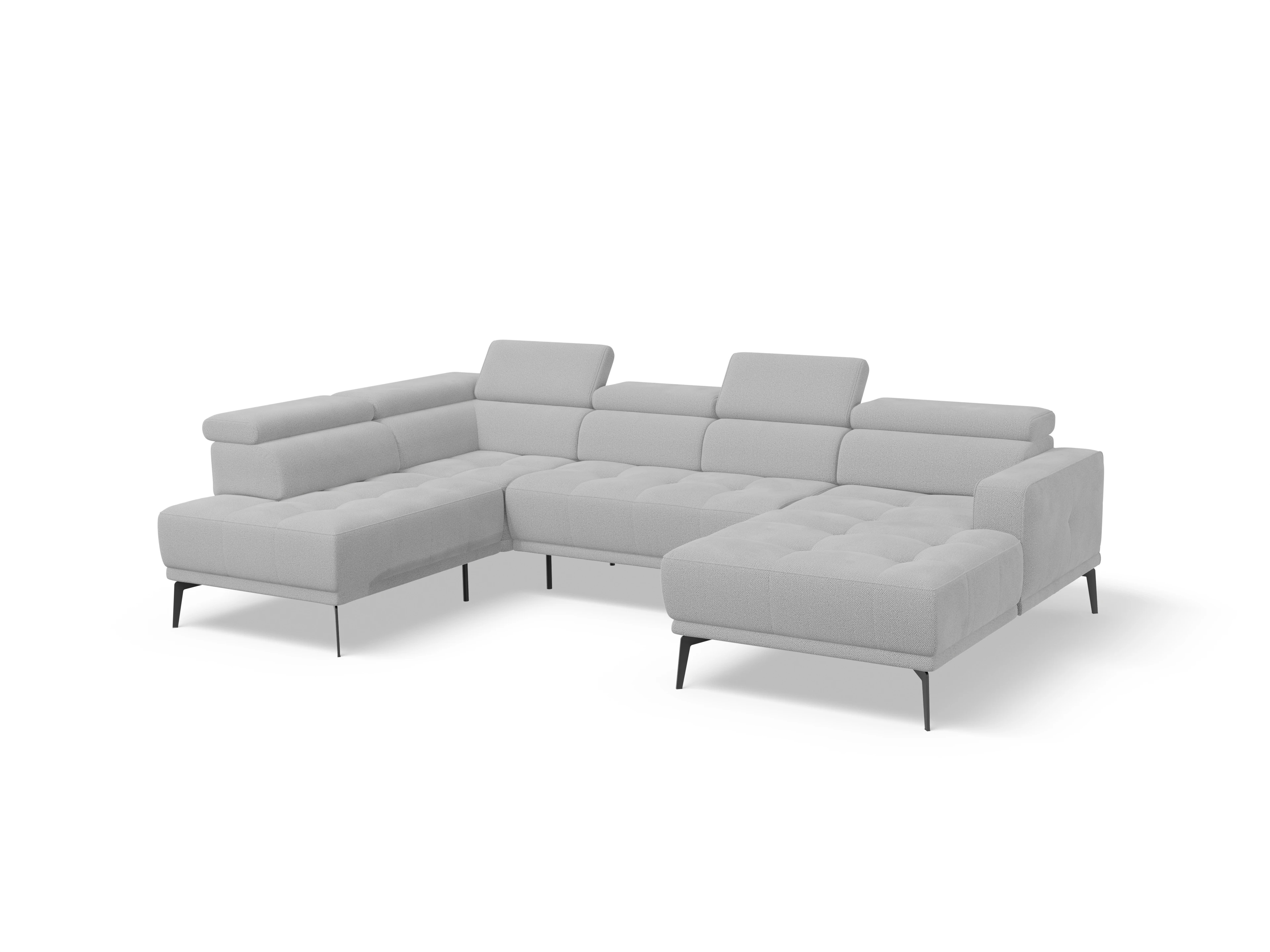 Ansicht des Produktes Marco Wohnlandschaft offen beidseitig in Stoff Beige