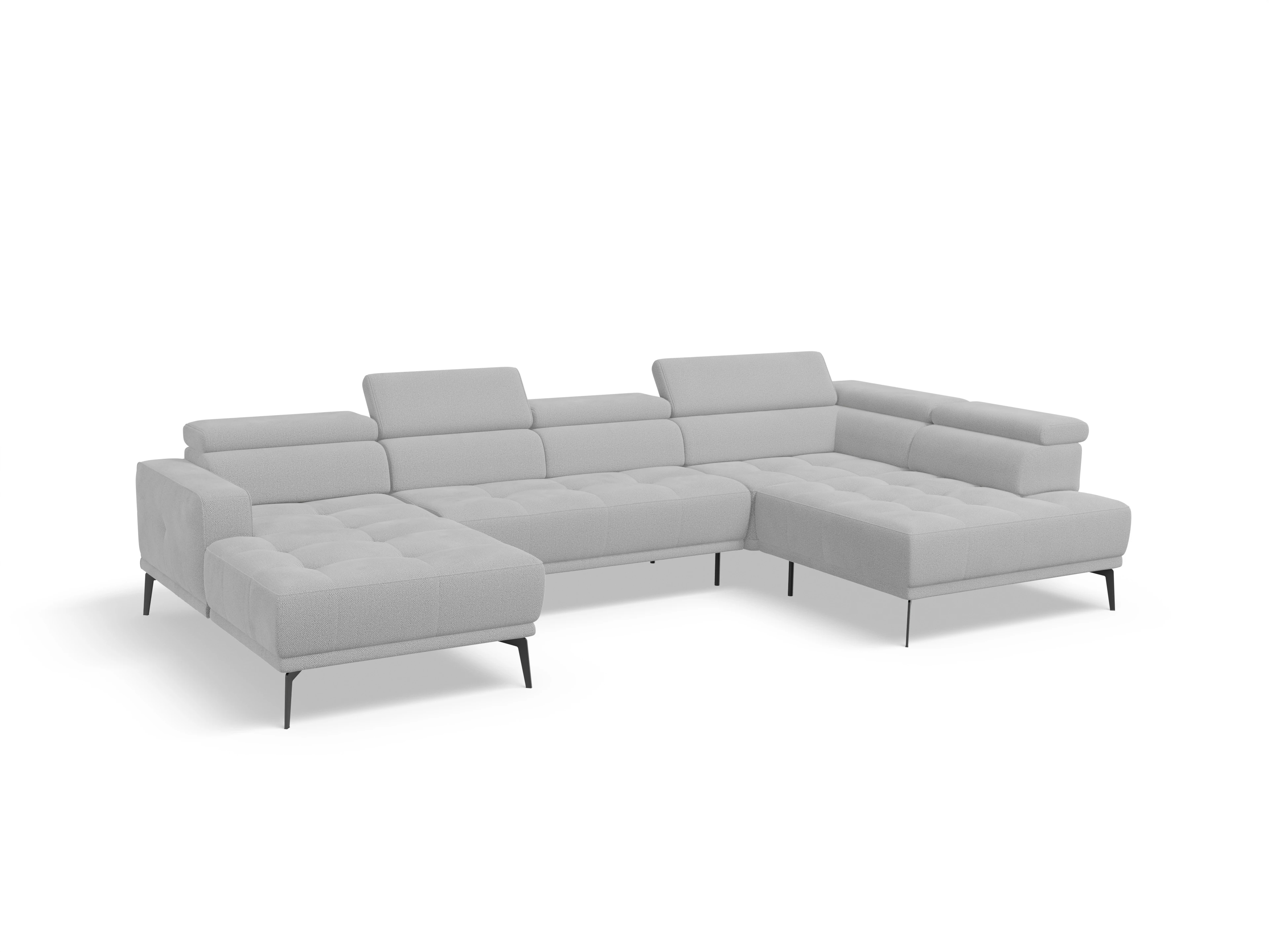 Marco LO Aho gr Medium R (mit Funktionen) Ansicht des Produktes Marco Wohnlandschaft offen beidseitig in Stoff Beige
