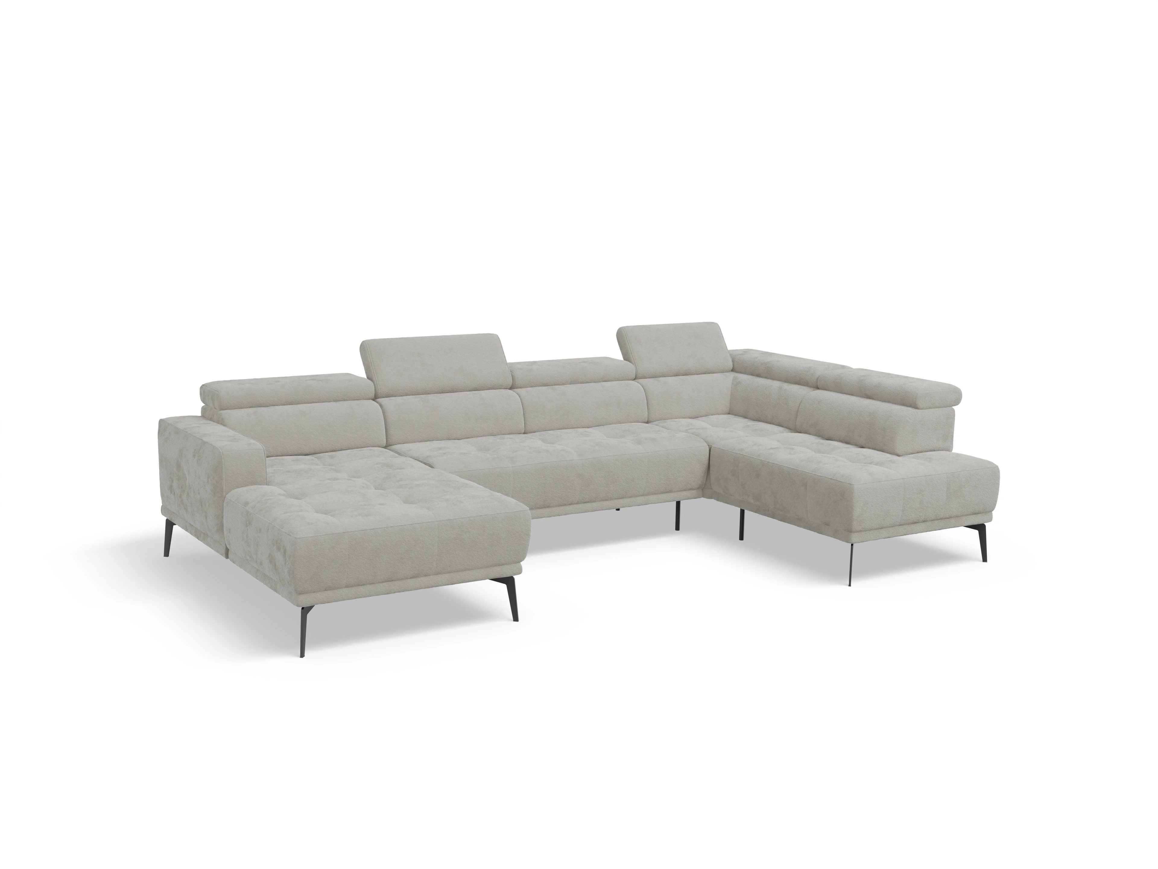 Ansicht des Produktes Marco Wohnlandschaft offen beidseitig in Stoff Beige