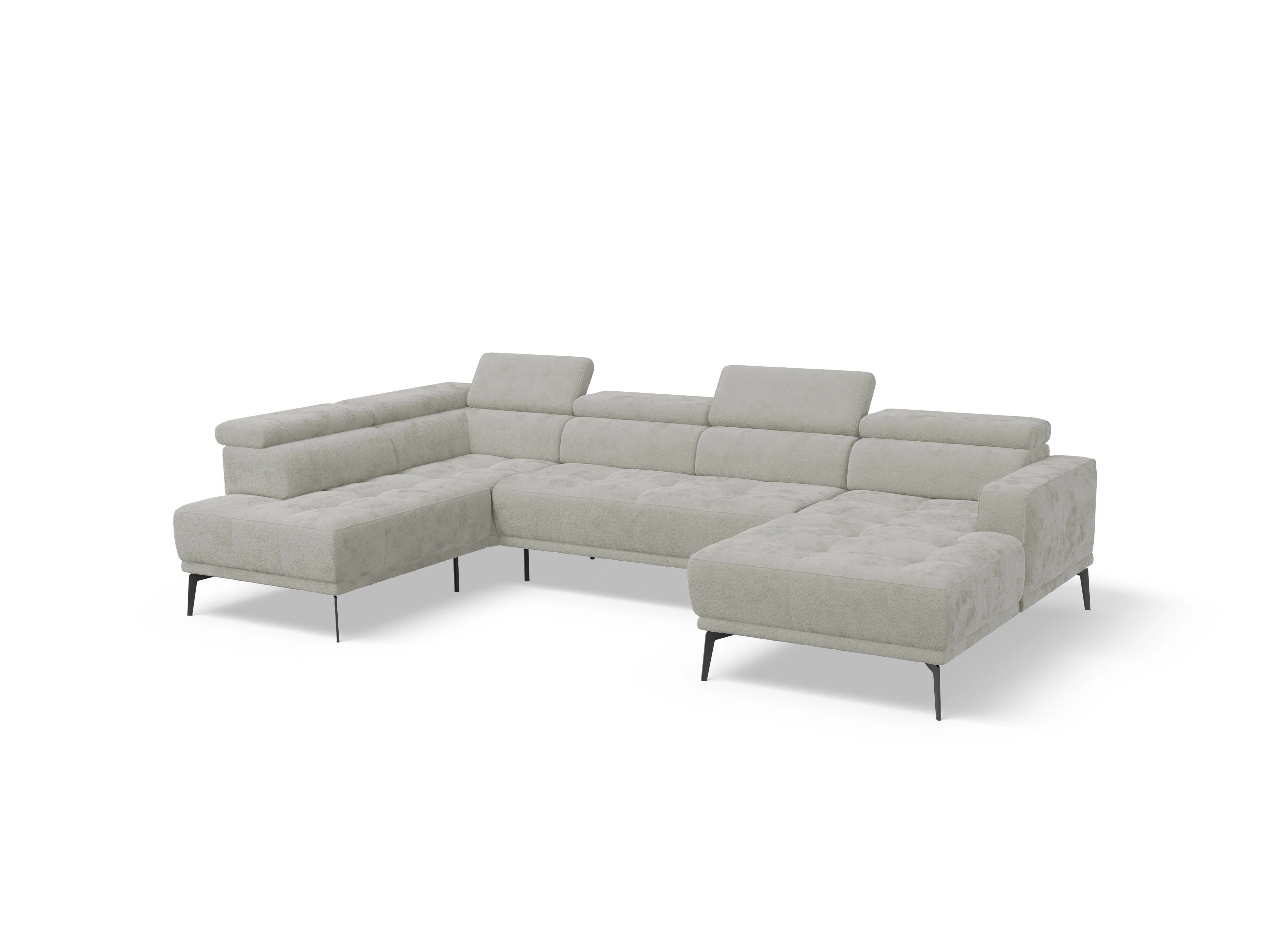 Ansicht des Produktes Marco Wohnlandschaft offen beidseitig in Stoff Beige