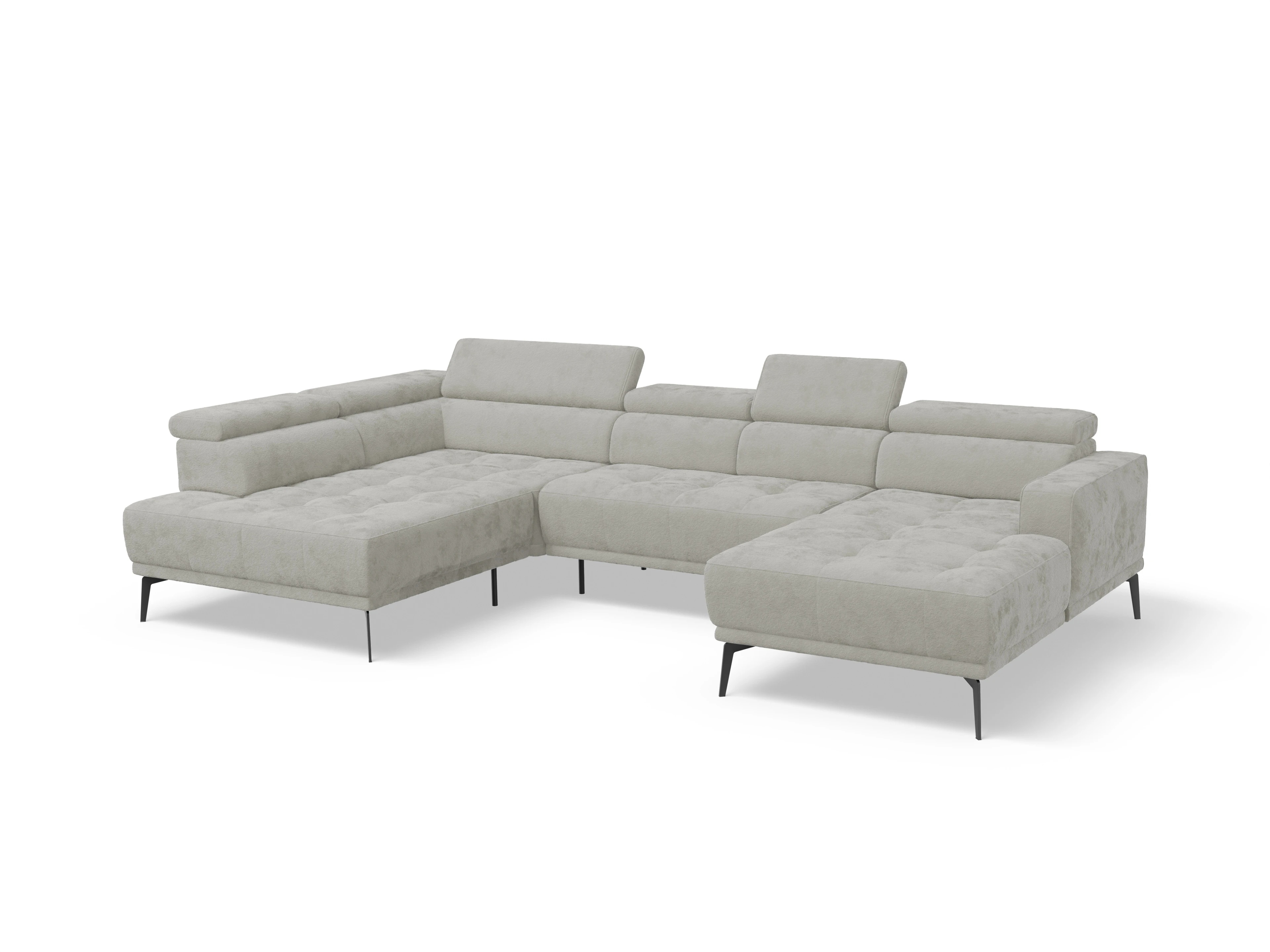 Ansicht des Produktes Marco Wohnlandschaft offen beidseitig in Stoff Beige