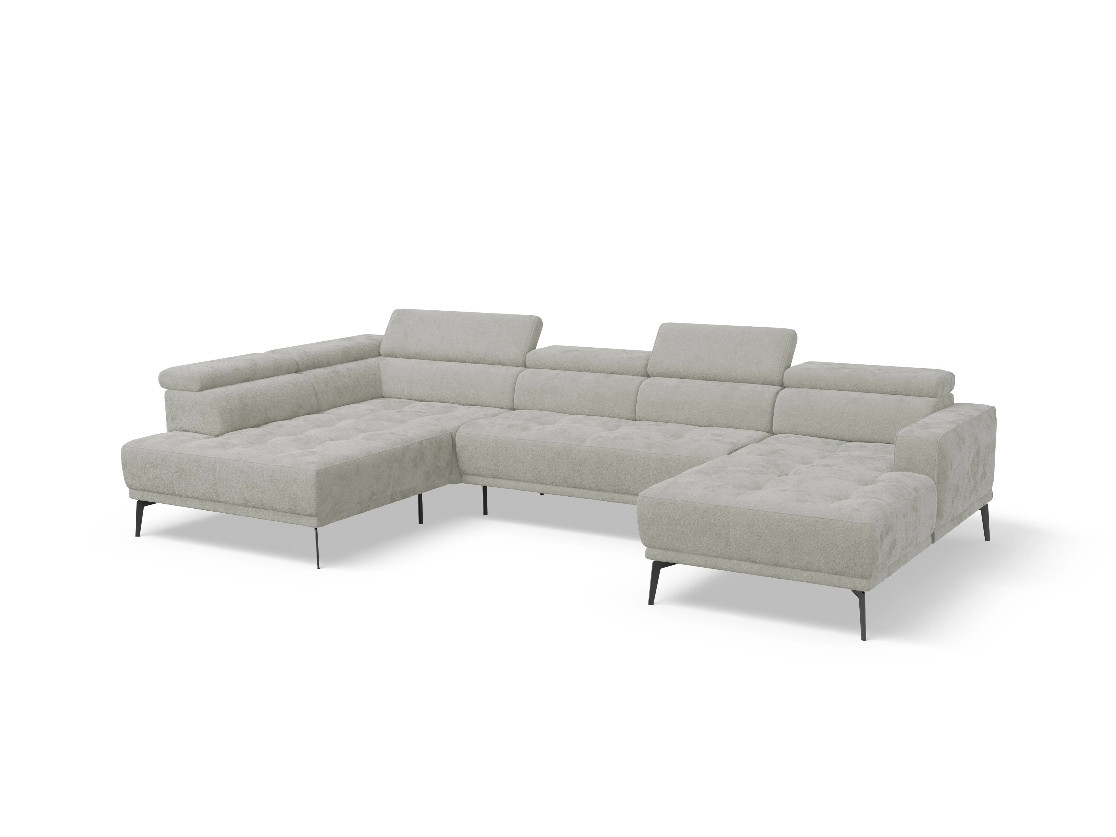 Ansicht des Produktes Marco Wohnlandschaft offen beidseitig in Stoff Beige