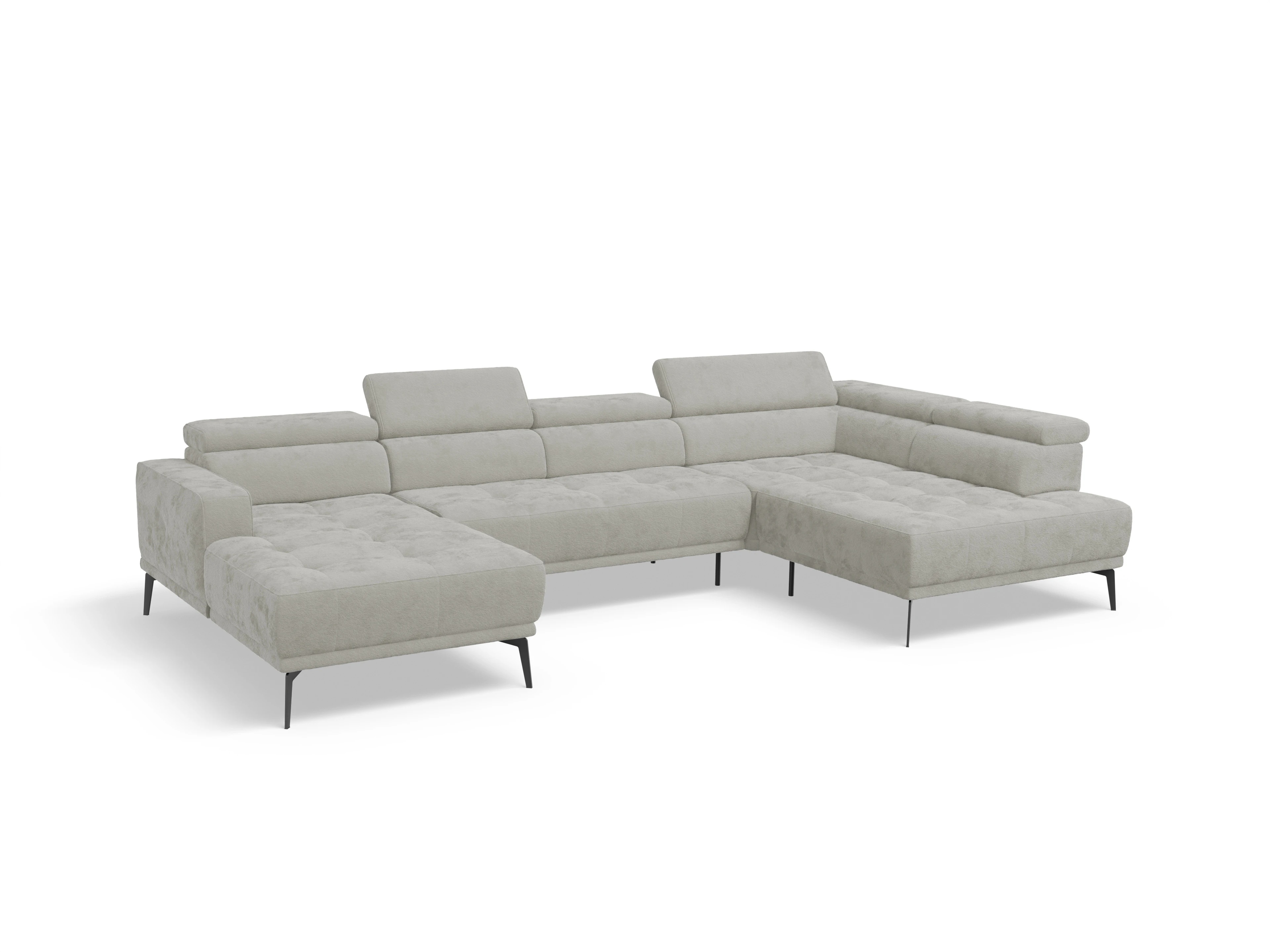 Ansicht des Produktes Marco Wohnlandschaft offen beidseitig in Stoff Beige