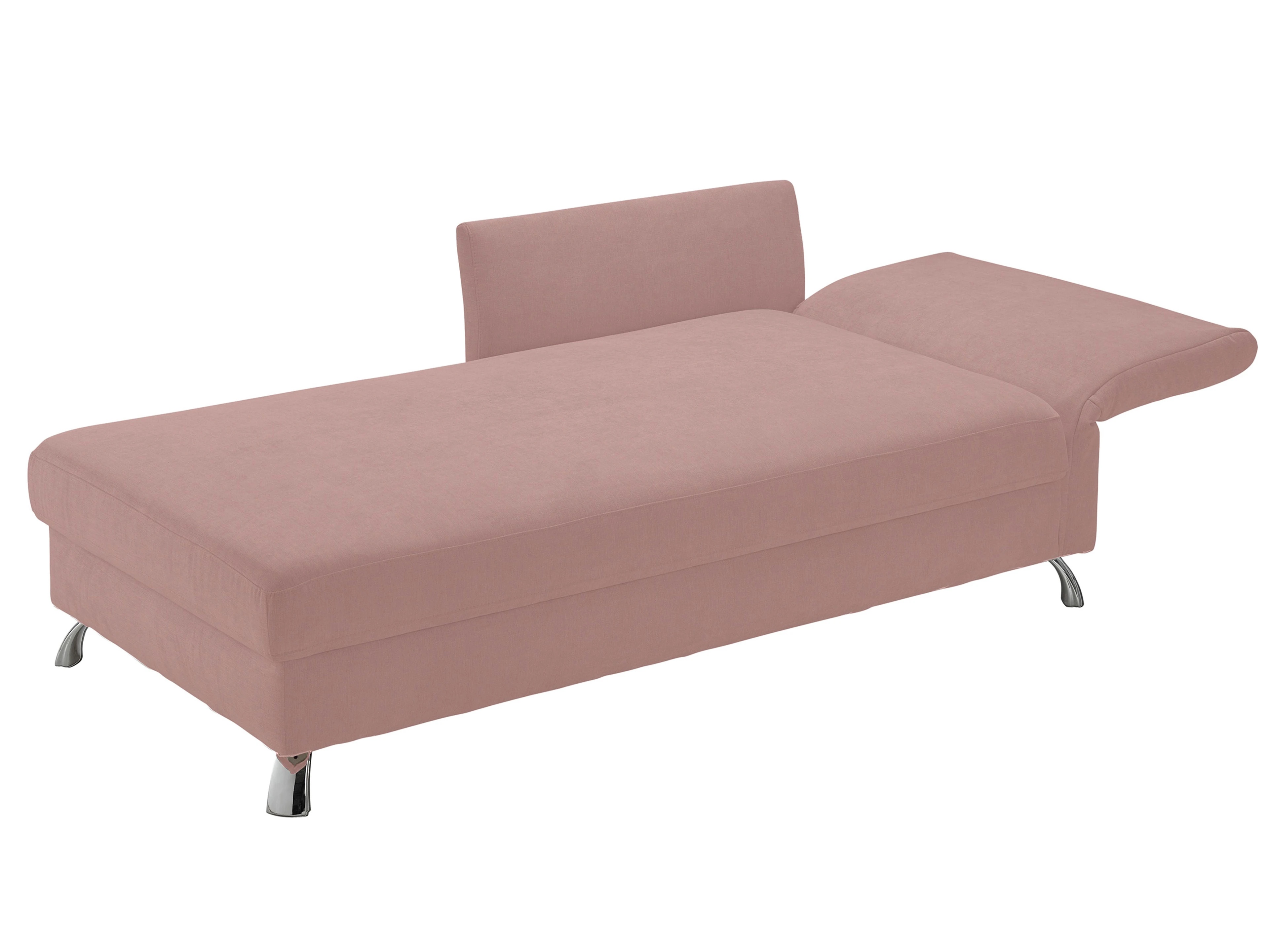 Ansicht des Produktes Easy Ottomane mit Bettkasten in Stoff Rosa