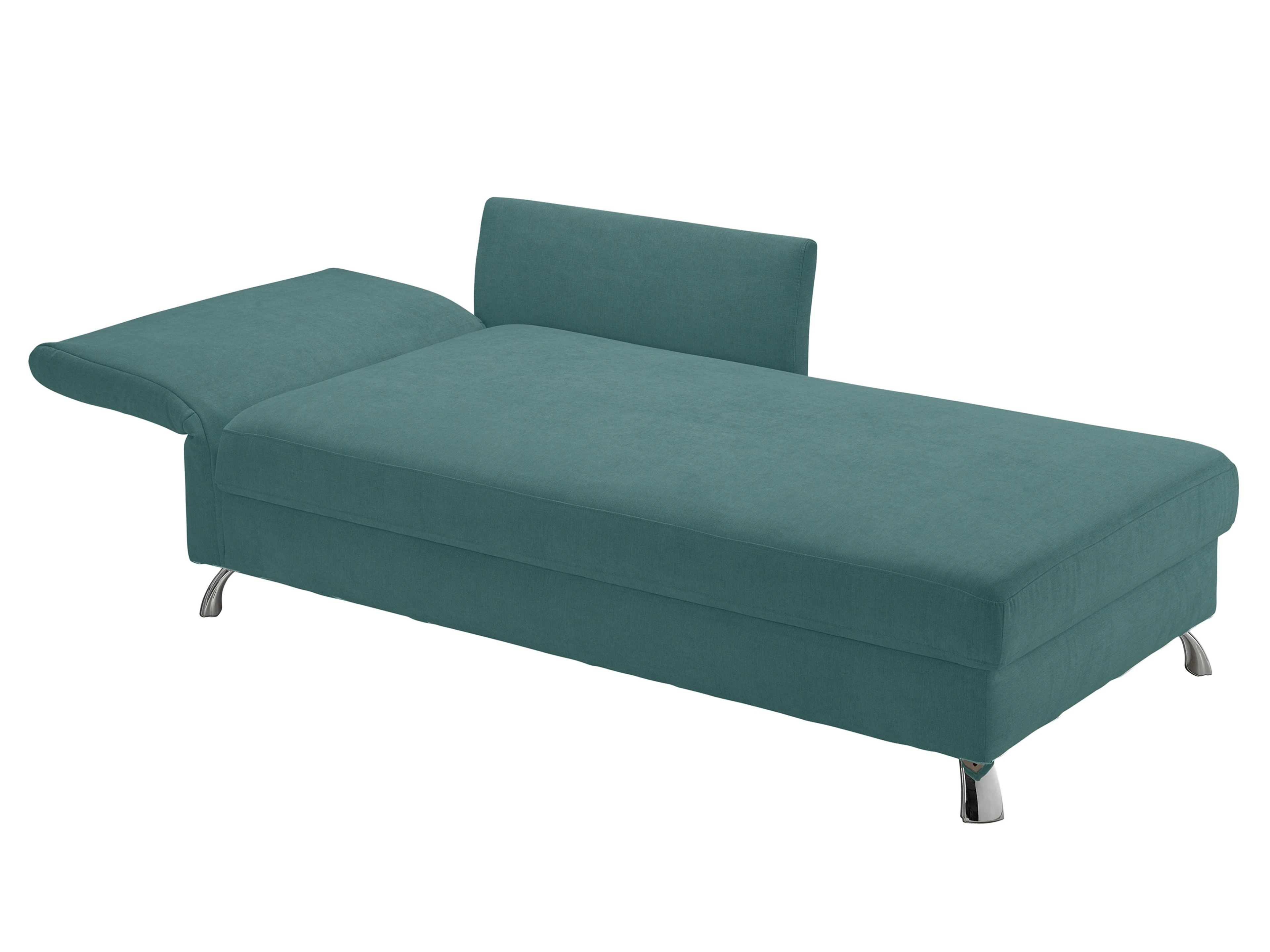 Ansicht des Produktes Easy Ottomane mit Bettkasten in Stoff Grün