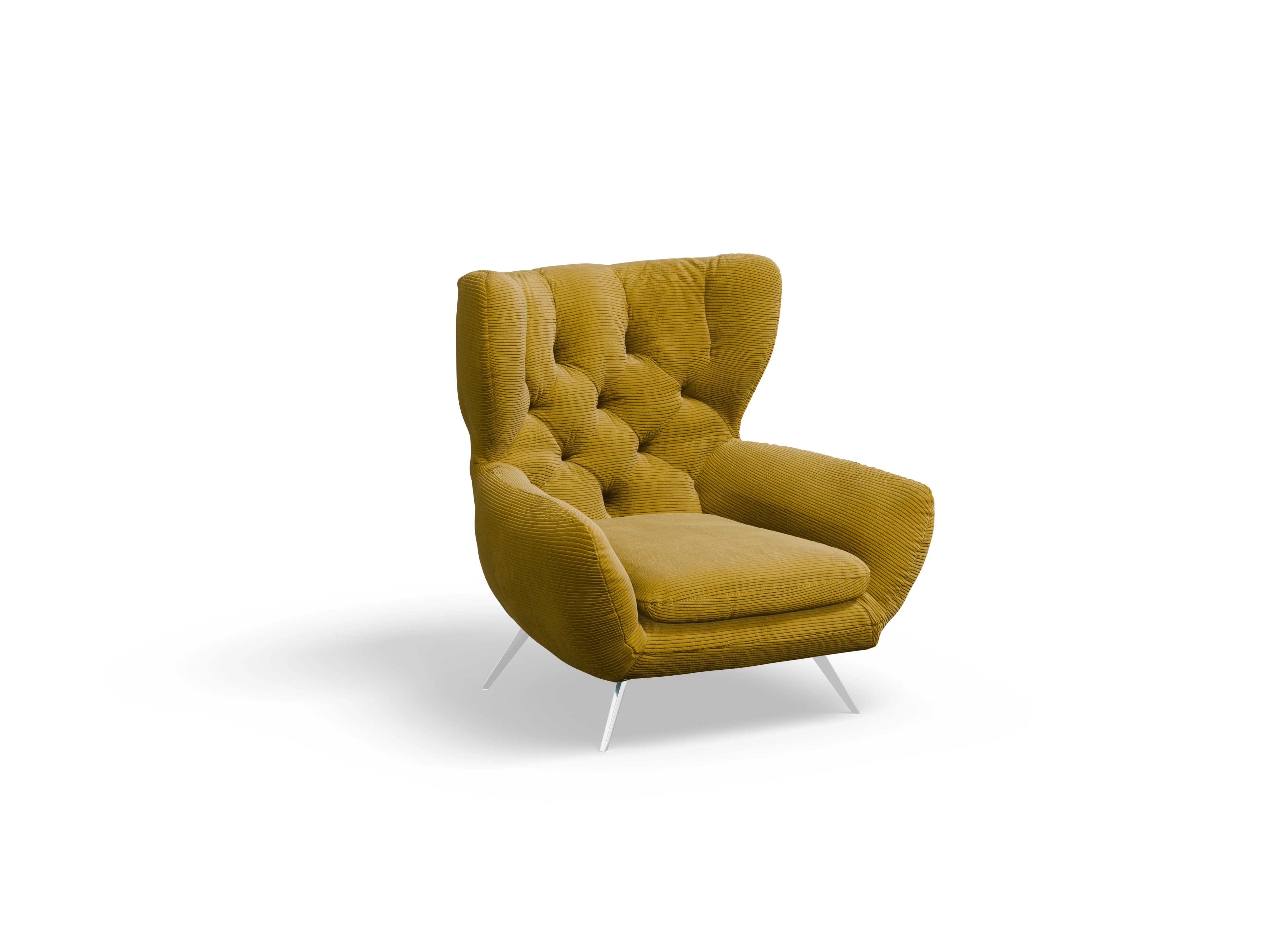 Ansicht des Produktes Seca Ohrensessel in Stoff Grün