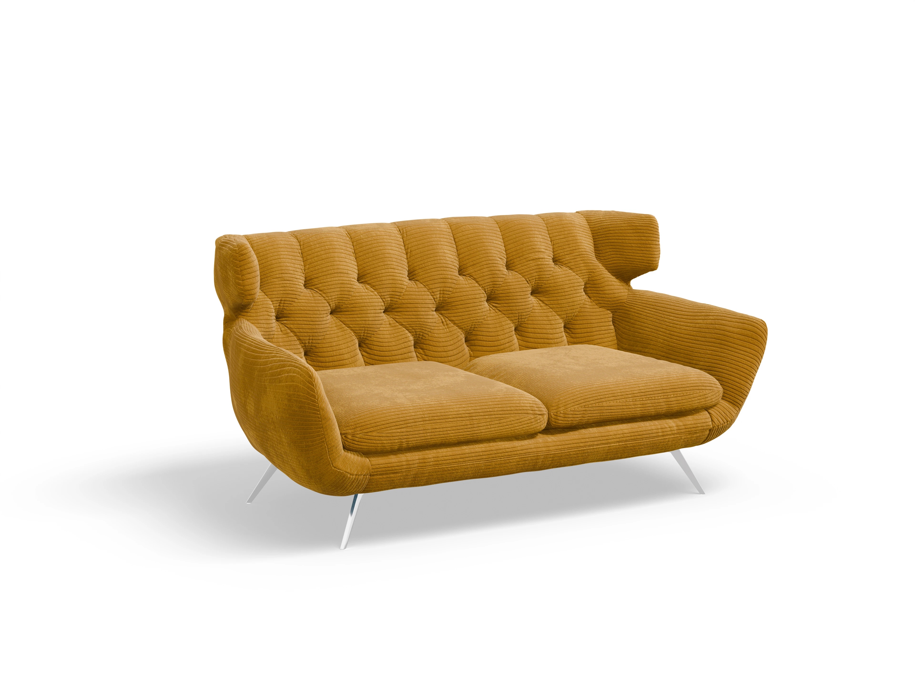 Seca 2-Sitzer Sofa Ansicht des Produktes Seca 2-Sitzer Sofa in Stoff Gelb