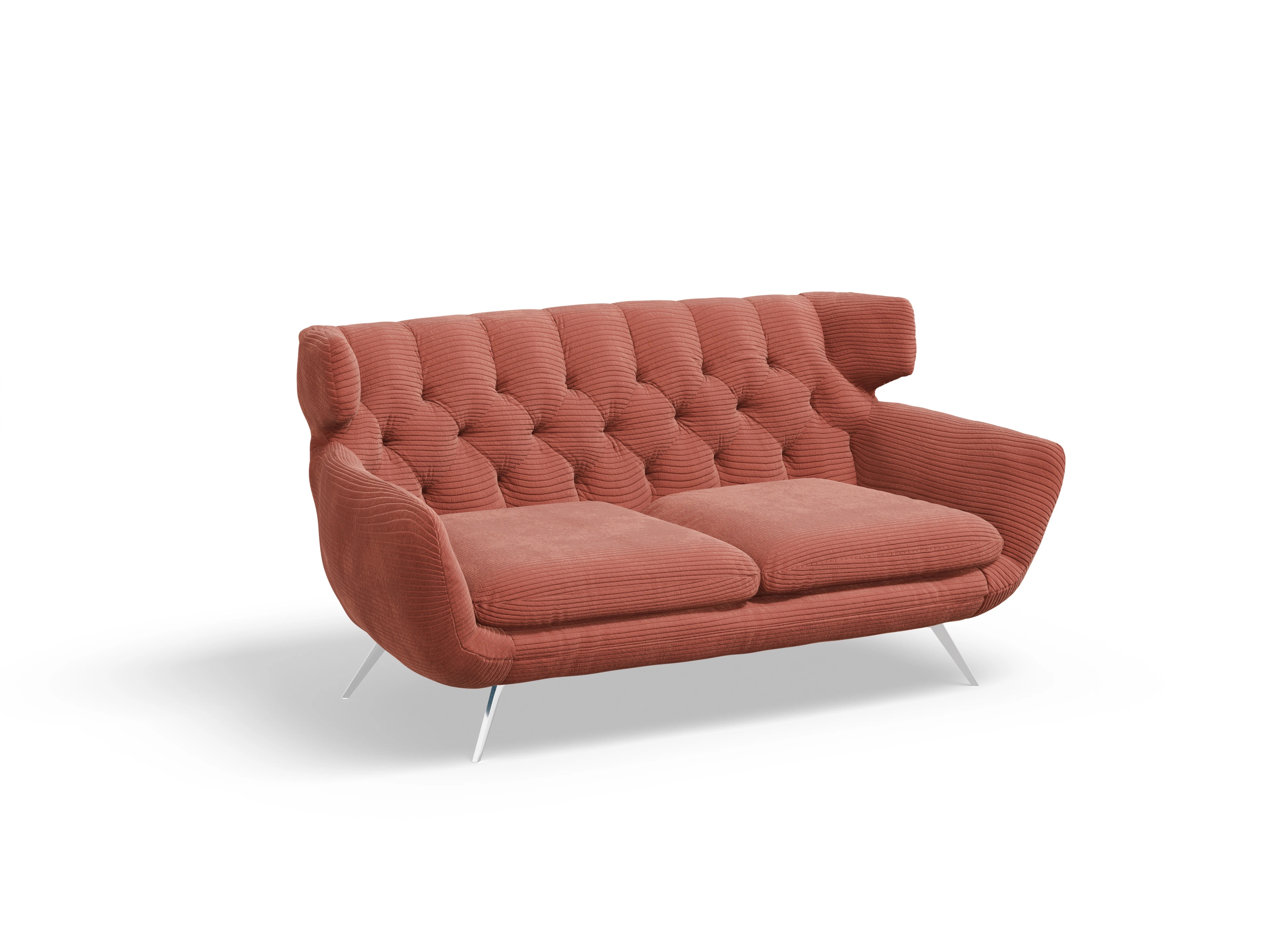 Ansicht des Produktes Seca 2-Sitzer Sofa in Stoff Orange