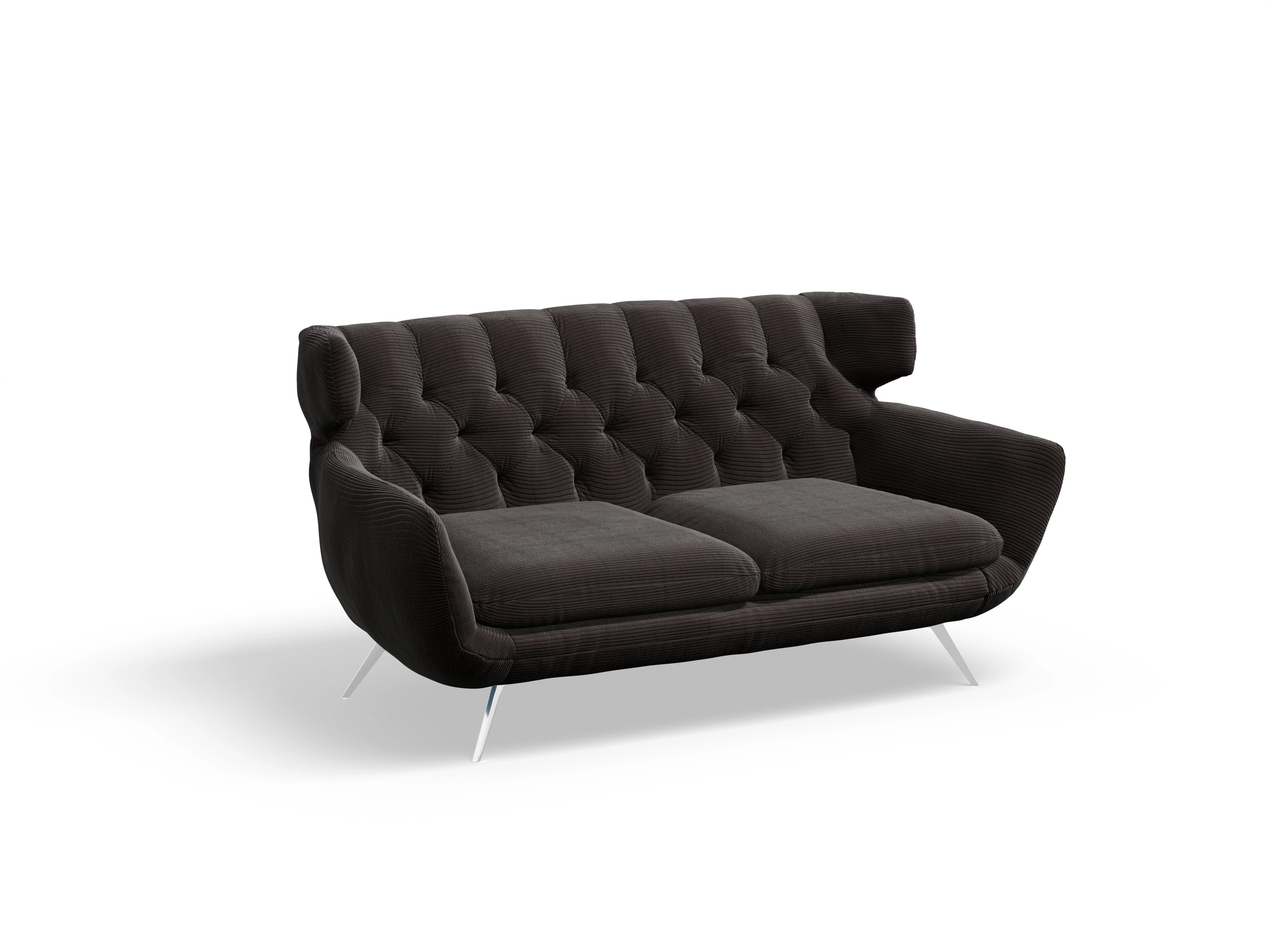 Seca 2-Sitzer Sofa Ansicht des Produktes Seca 2-Sitzer Sofa in Stoff Braun