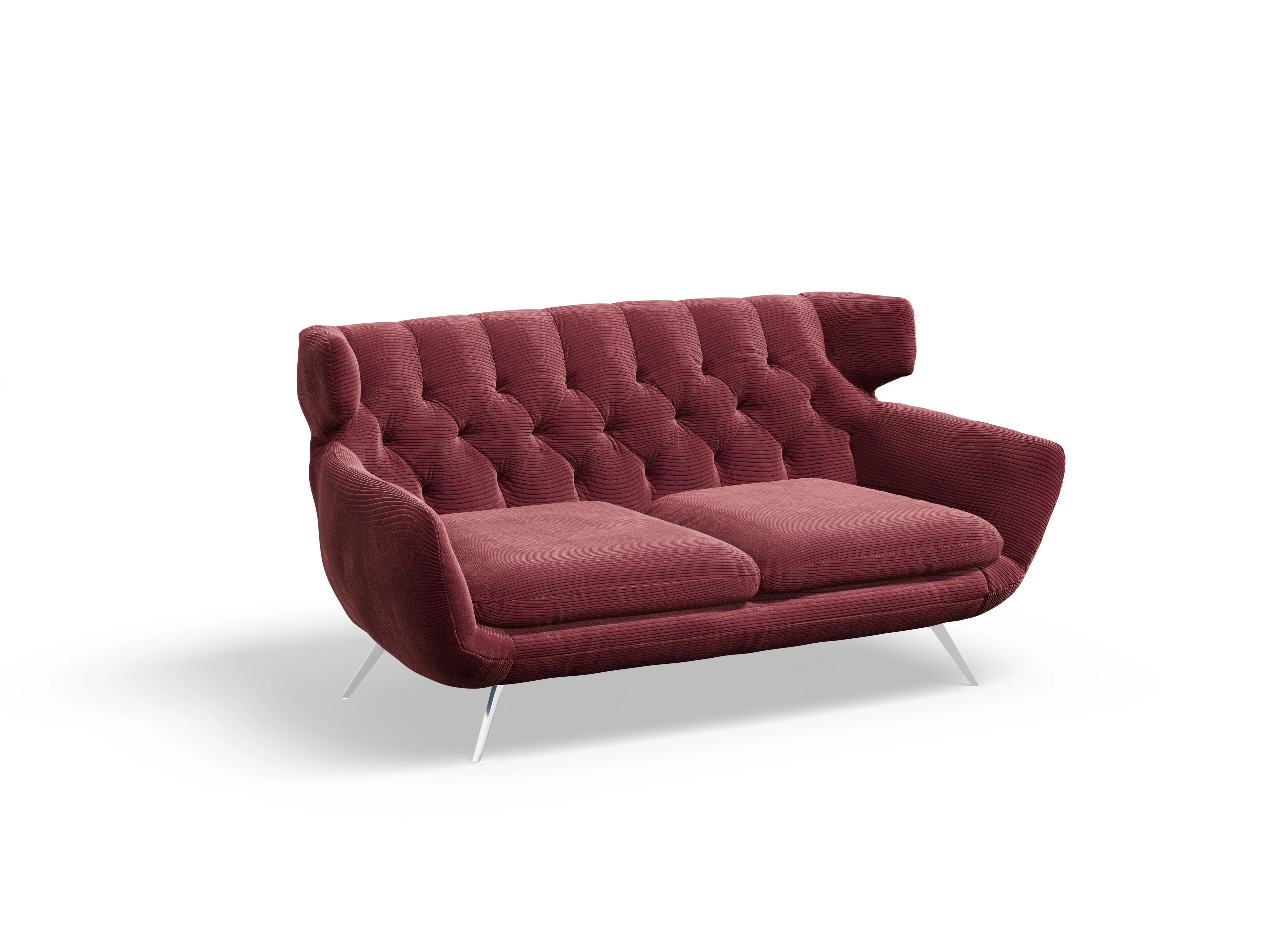 Seca 2-Sitzer Sofa Ansicht des Produktes Seca 2-Sitzer Sofa in Stoff Rot