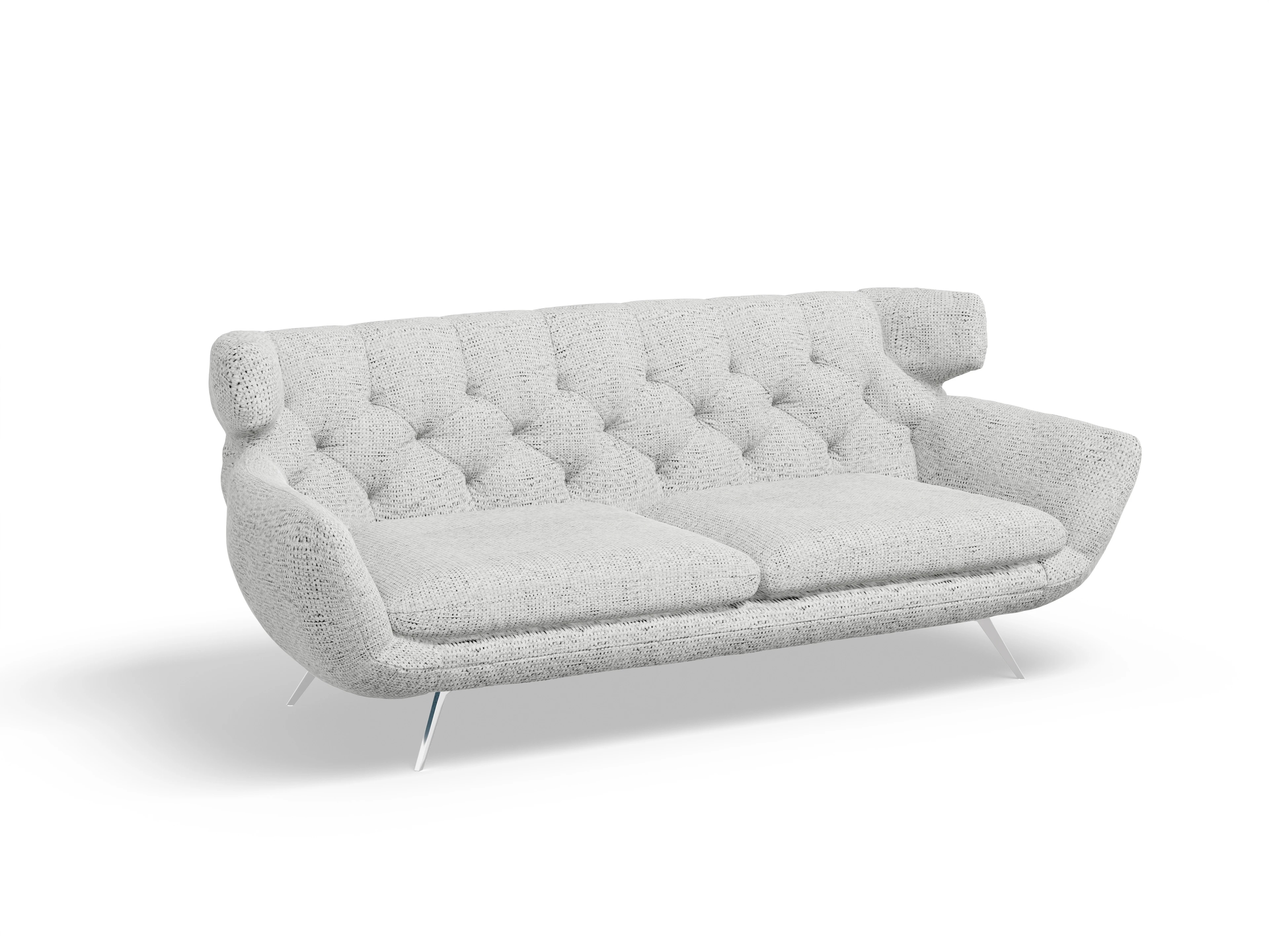 Seca 3-Sitzer Sofa Ansicht des Produktes Seca 3-Sitzer Sofa in Stoff Grau