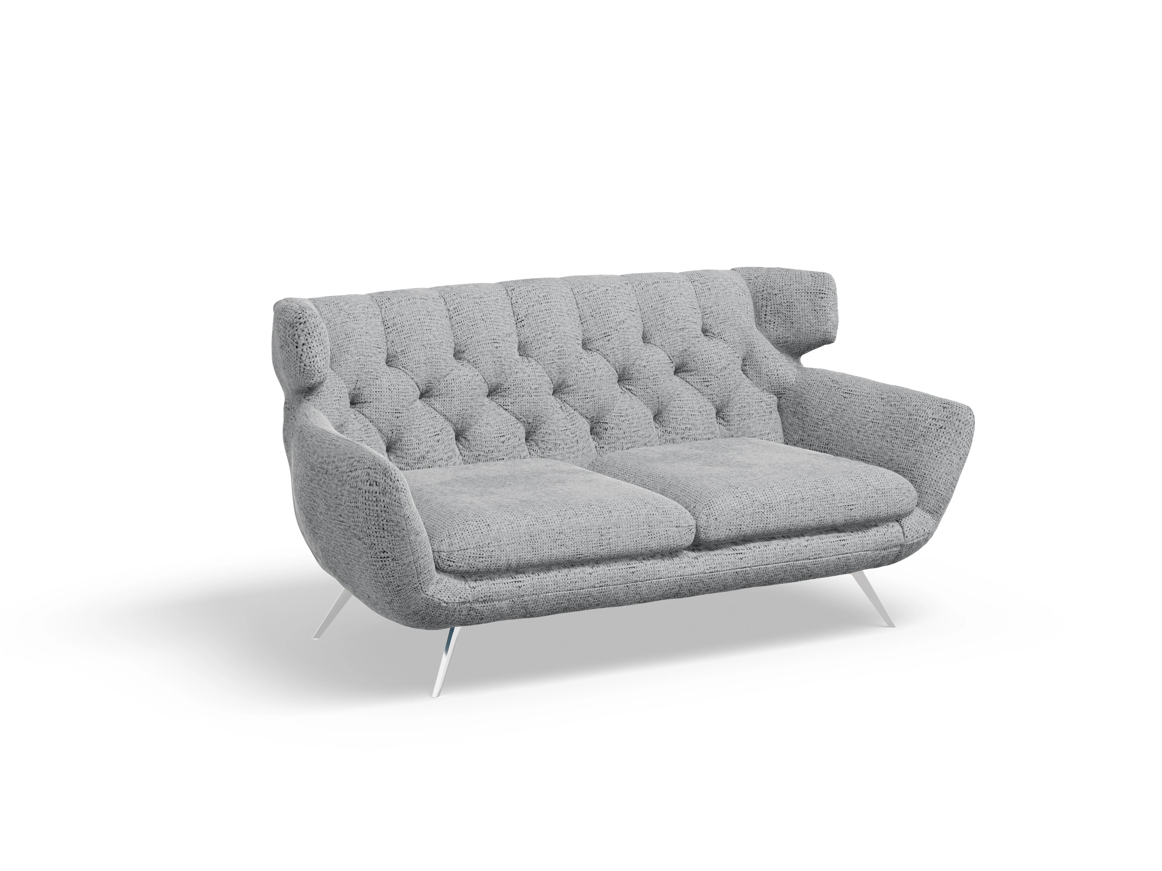 Ansicht des Produktes Seca 2-Sitzer Sofa in Stoff Grau