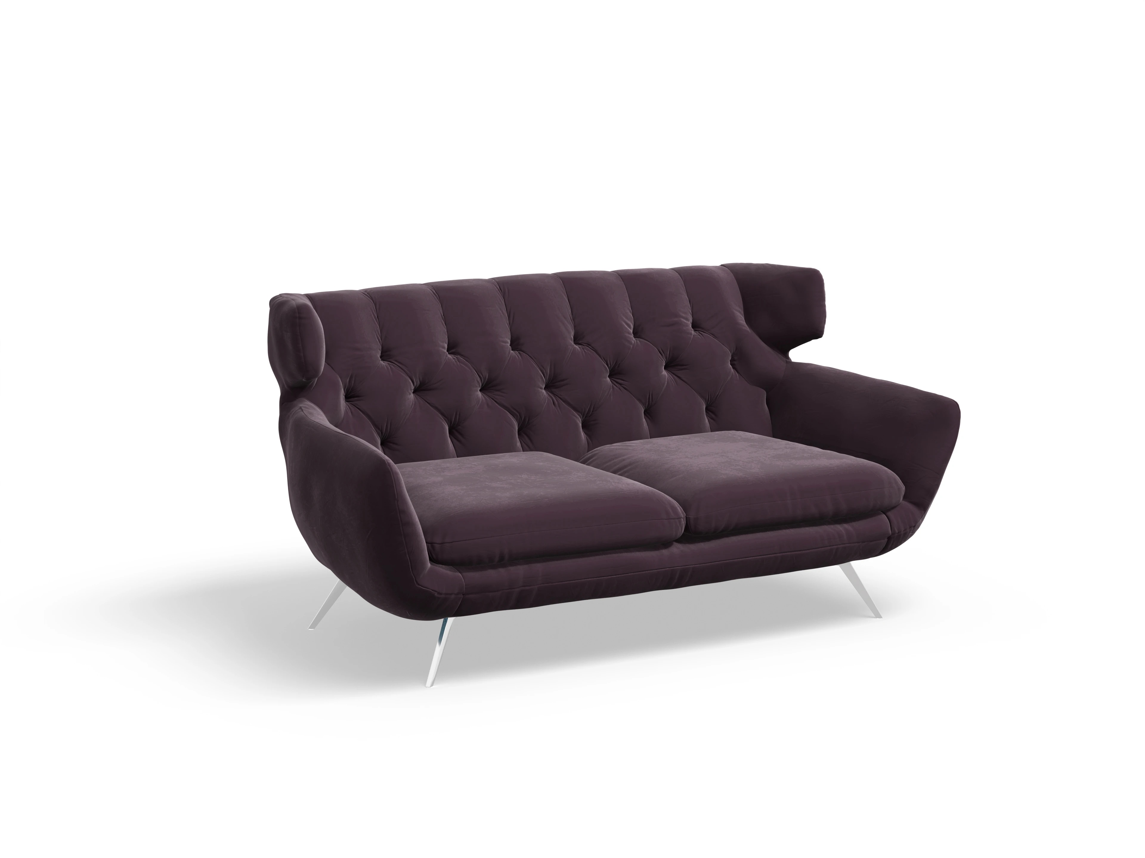 Seca 2-Sitzer Sofa Ansicht des Produktes Seca 2-Sitzer Sofa in Stoff Lila