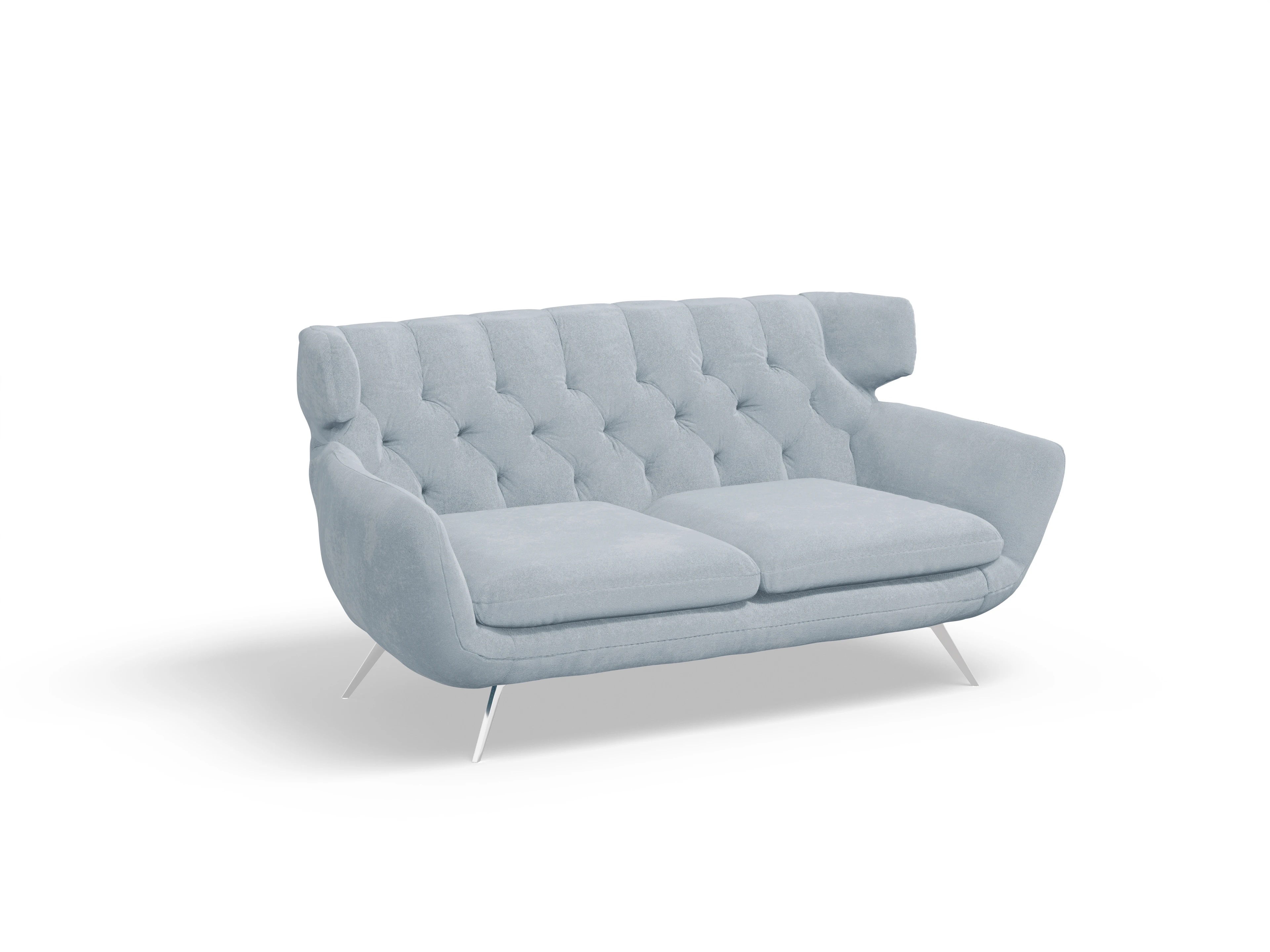 Ansicht des Produktes Seca 2-Sitzer Sofa in Stoff Blau