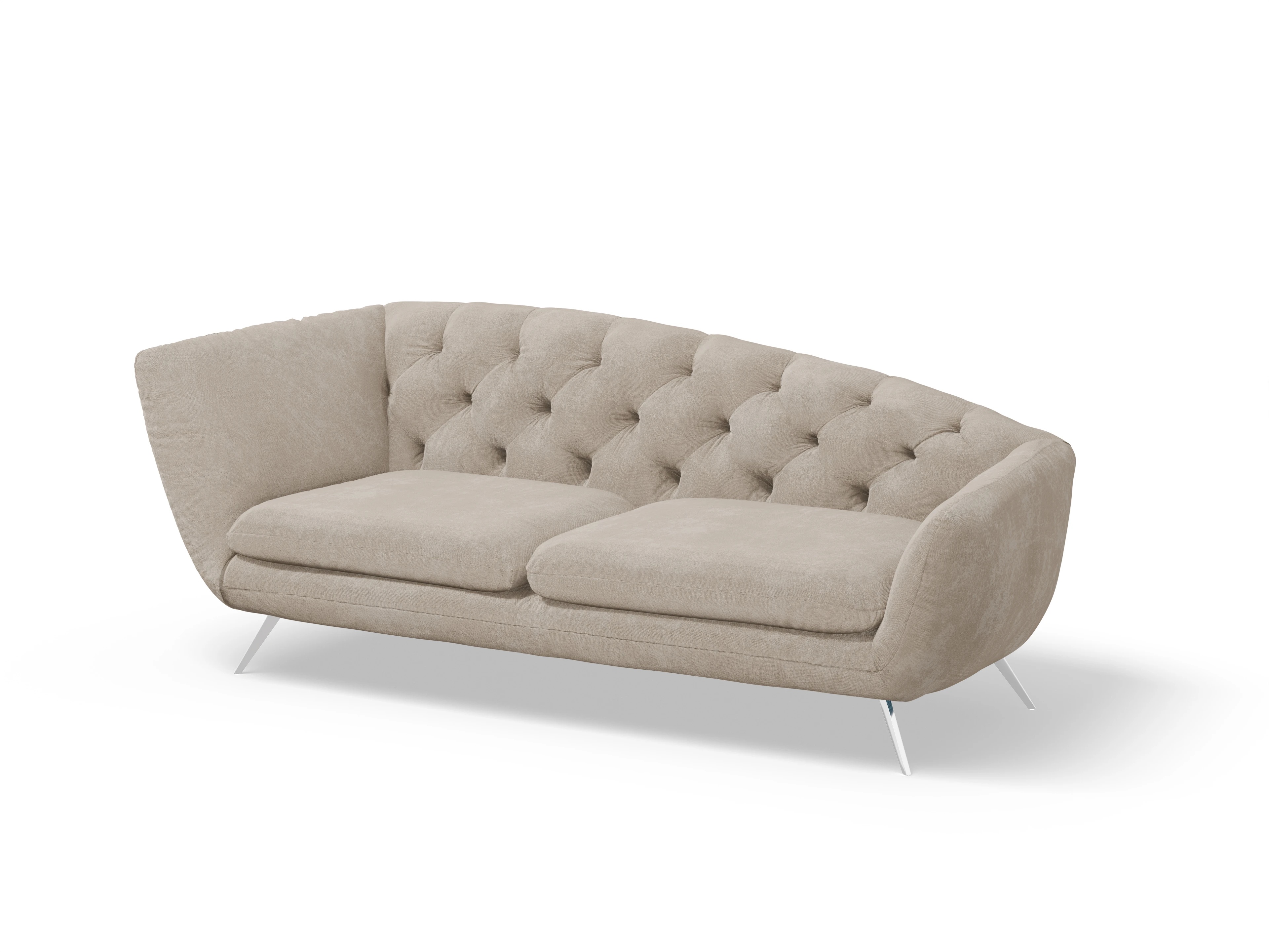 Ansicht des Produktes Seca Ottomane ohne Bettkasten in Stoff Beige