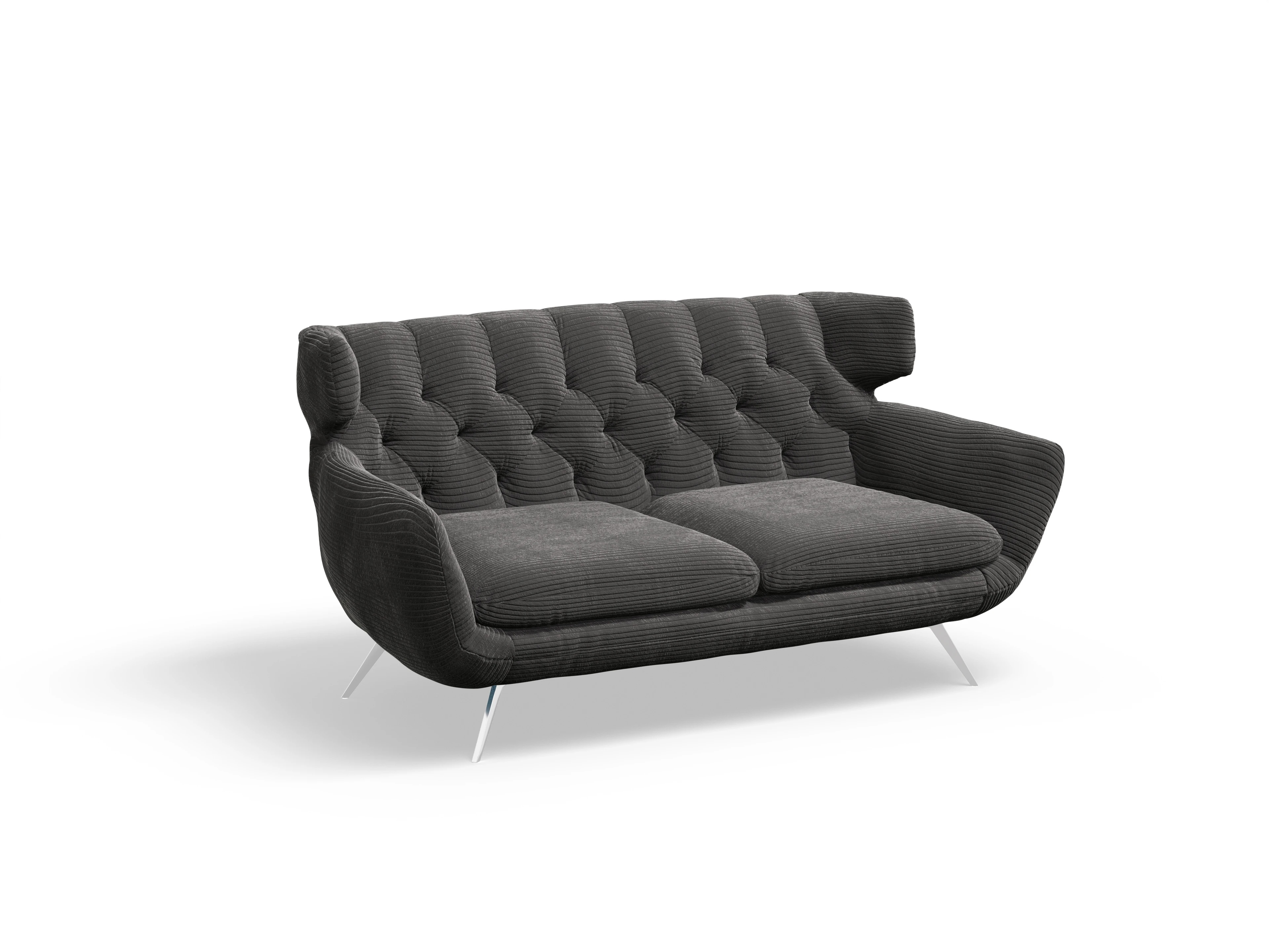 Seca 2-Sitzer Sofa Ansicht des Produktes Seca 2-Sitzer Sofa in Stoff Grau