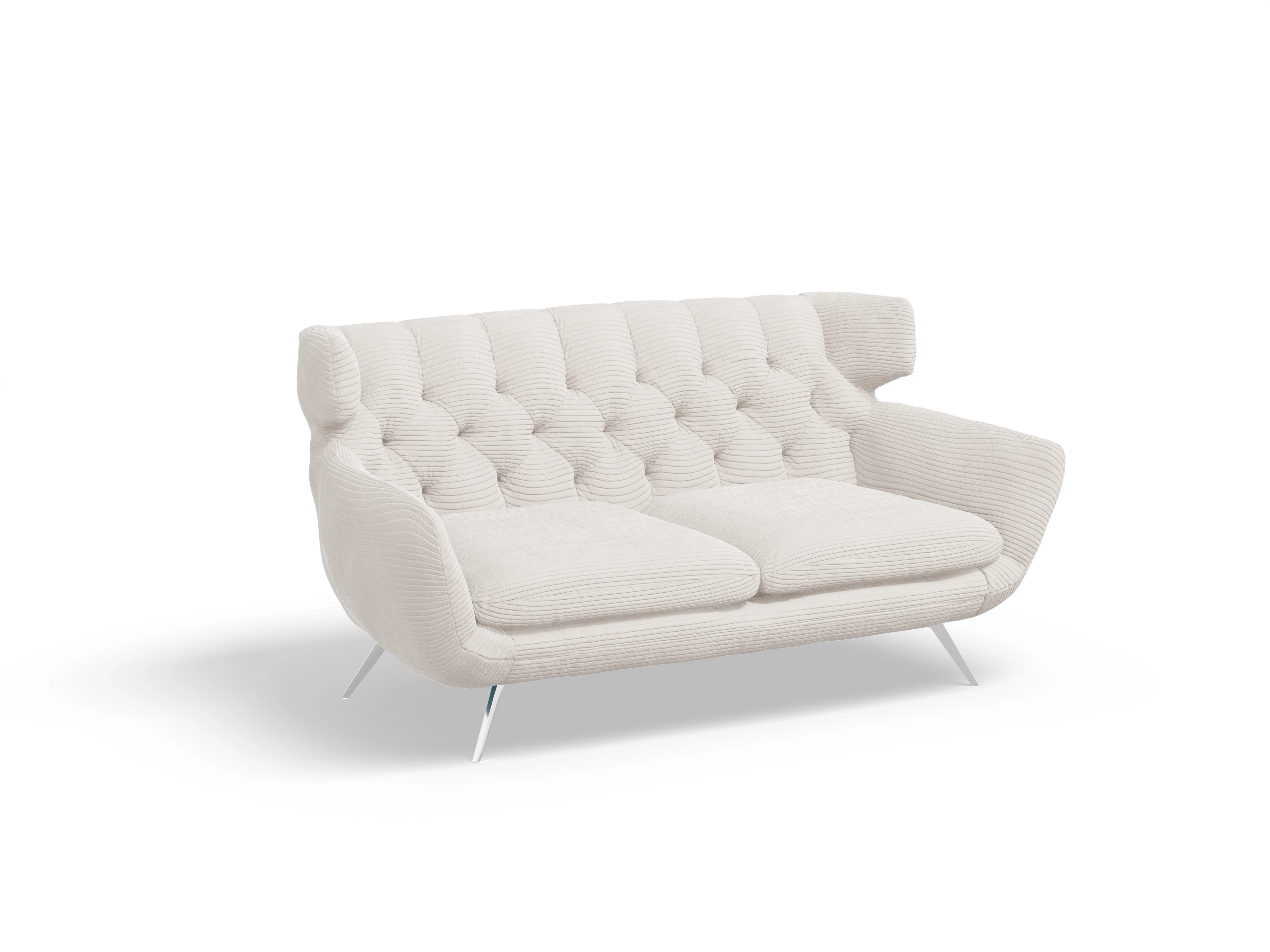 Ansicht des Produktes Seca 2-Sitzer Sofa in Stoff Weiss