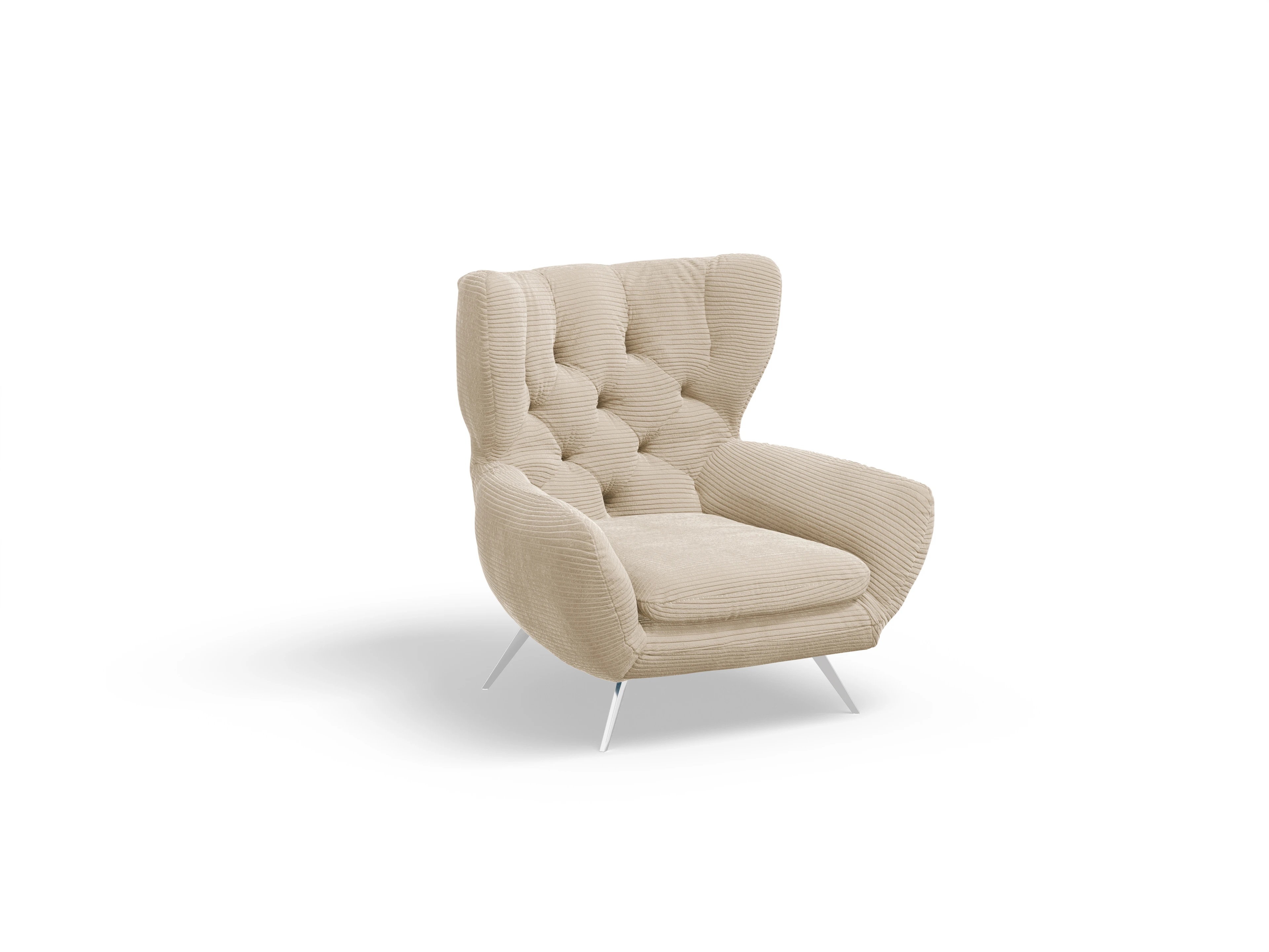Ansicht des Produktes Seca Ohrensessel in Stoff Beige