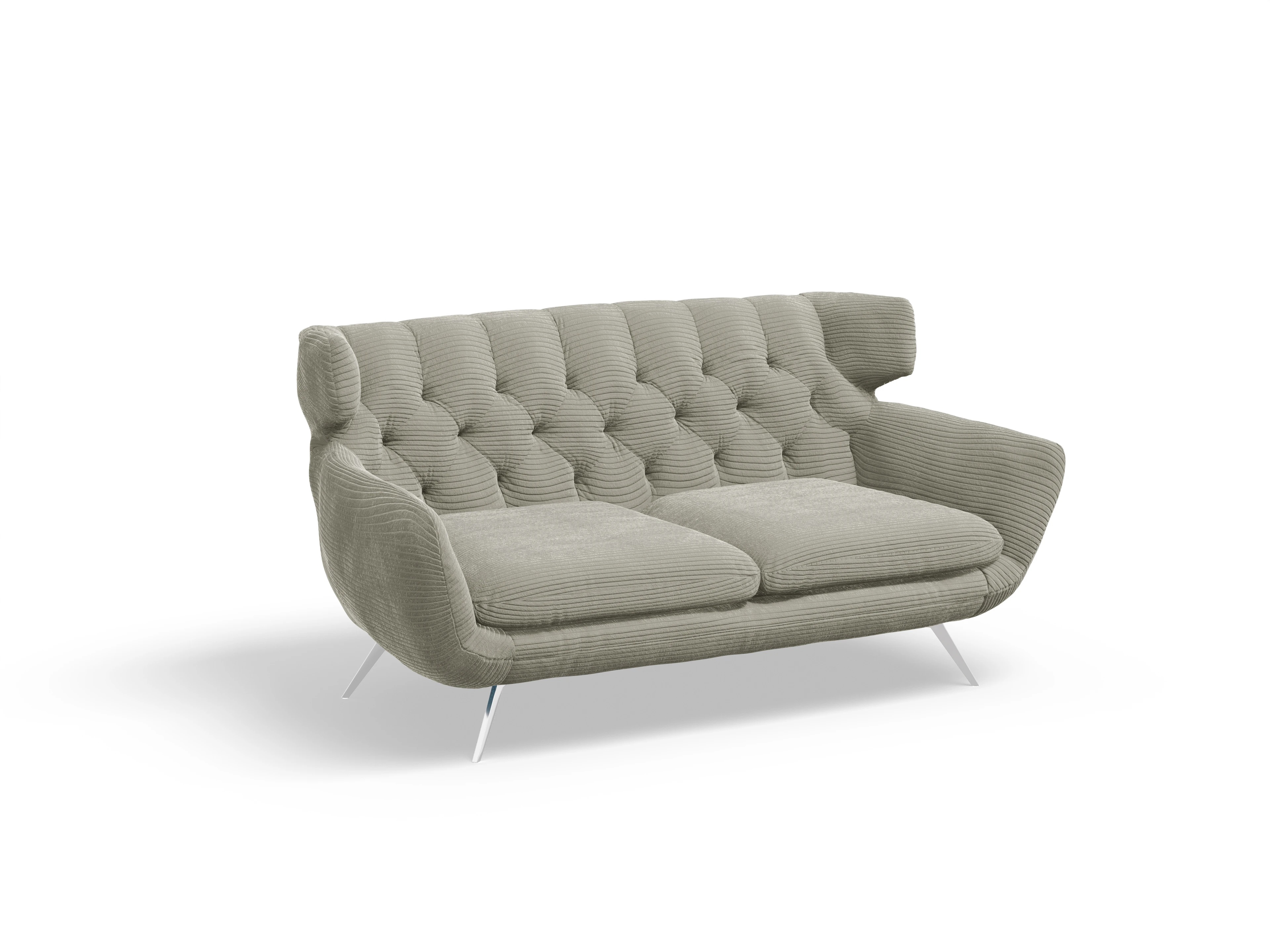 Seca 2-Sitzer Sofa Ansicht des Produktes Seca 2-Sitzer Sofa in Stoff Braun