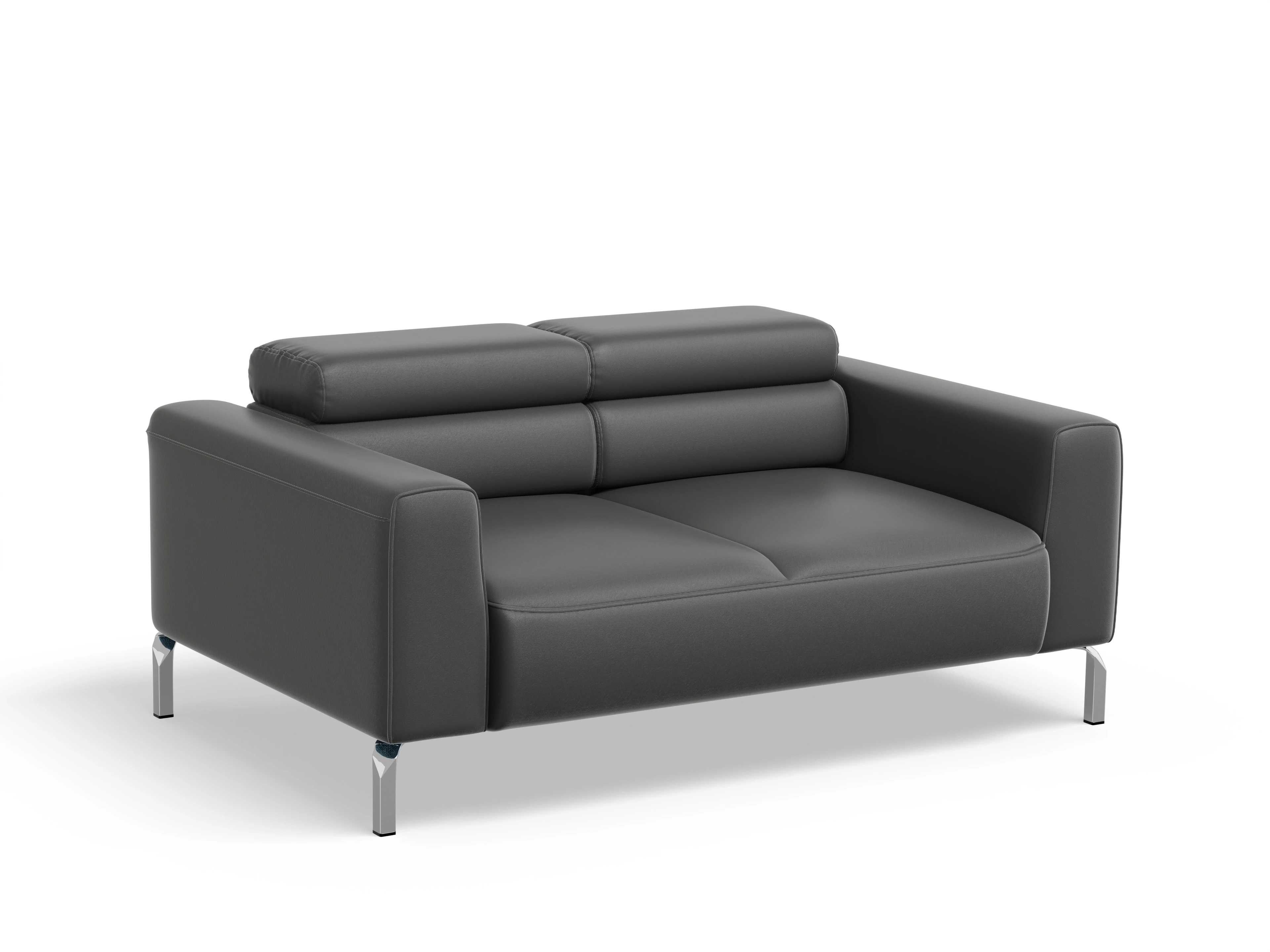 Ansicht des Produktes Season 2-Sitzer Sofa in Leder Grau