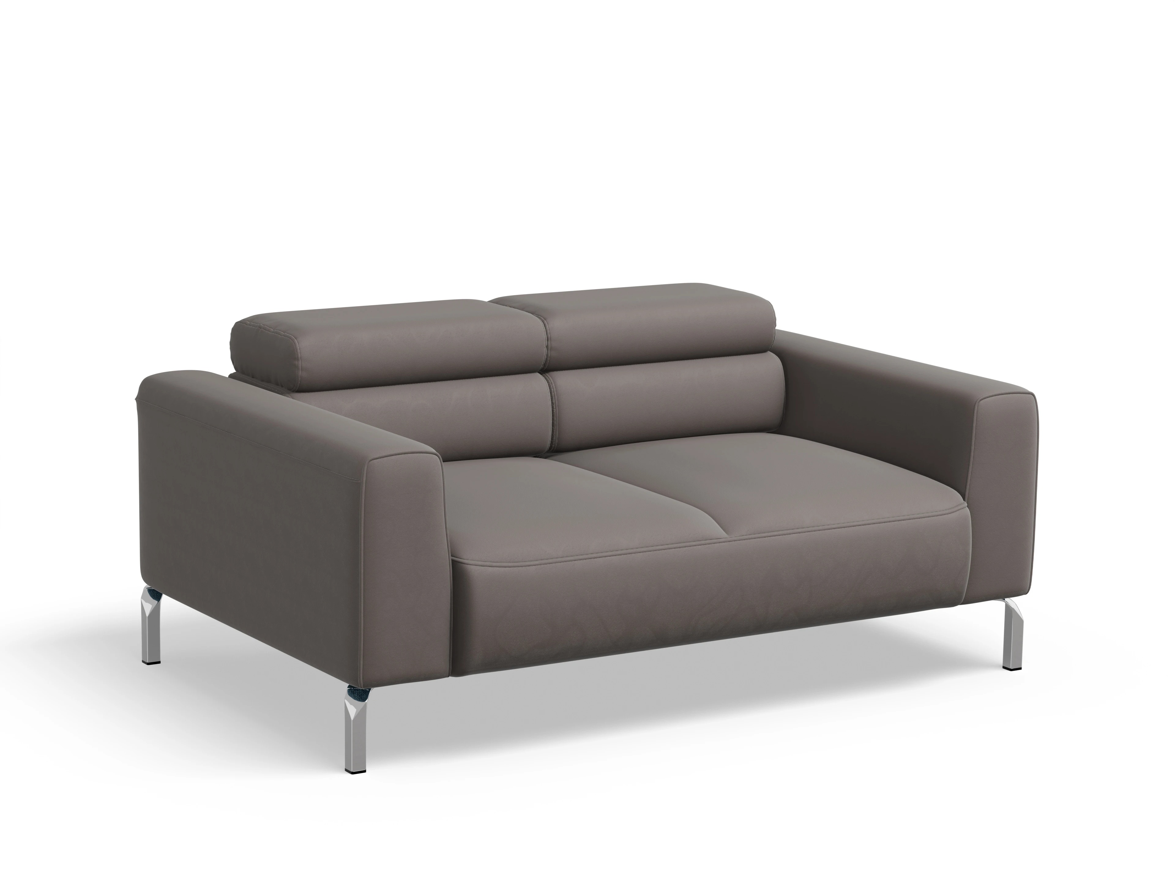 Ansicht des Produktes Season 2-Sitzer Sofa in Leder Grau