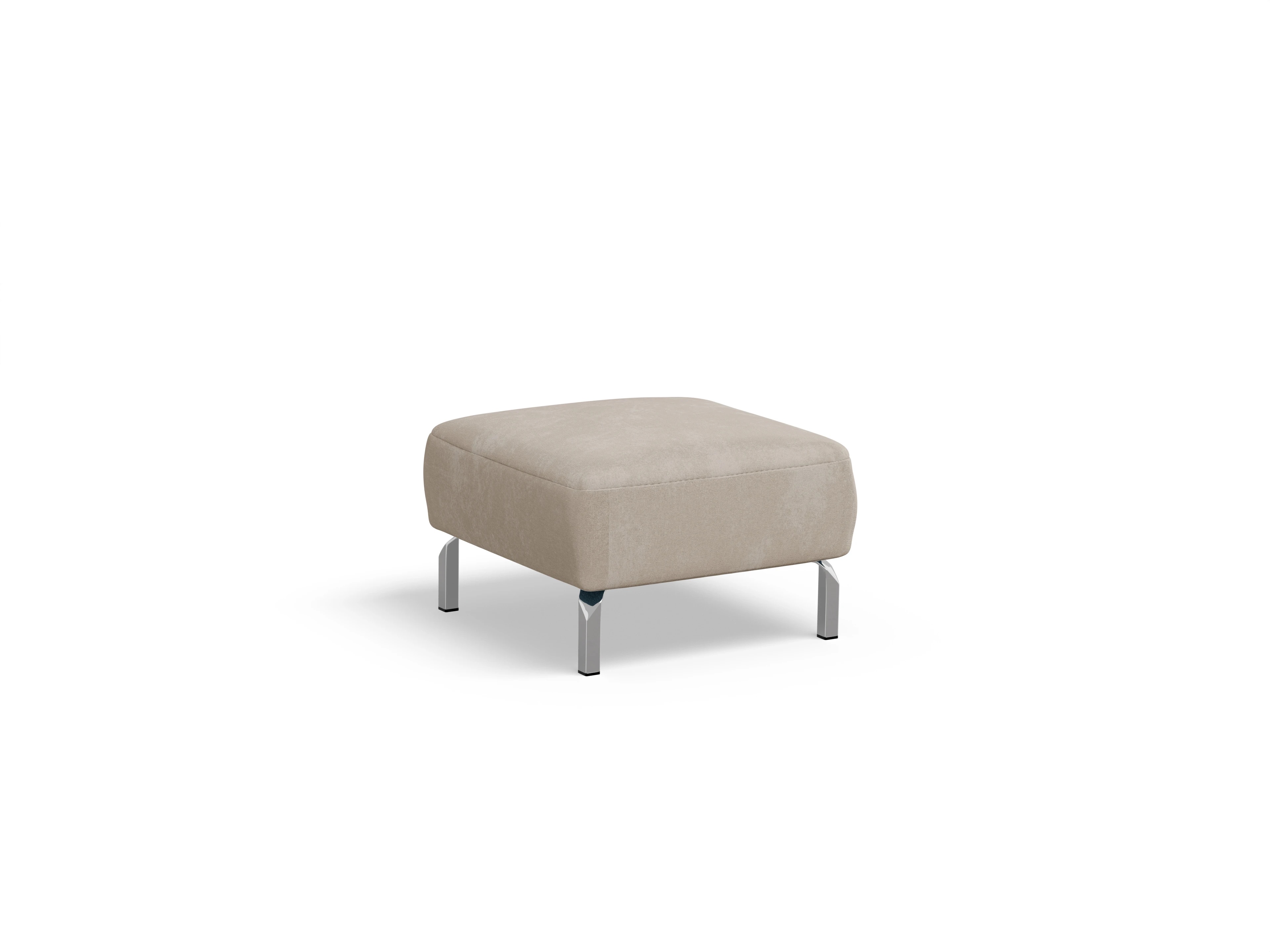 Season Hocker medium 74x74 cm Ansicht des Produktes Season Hocker in Stoff Beige