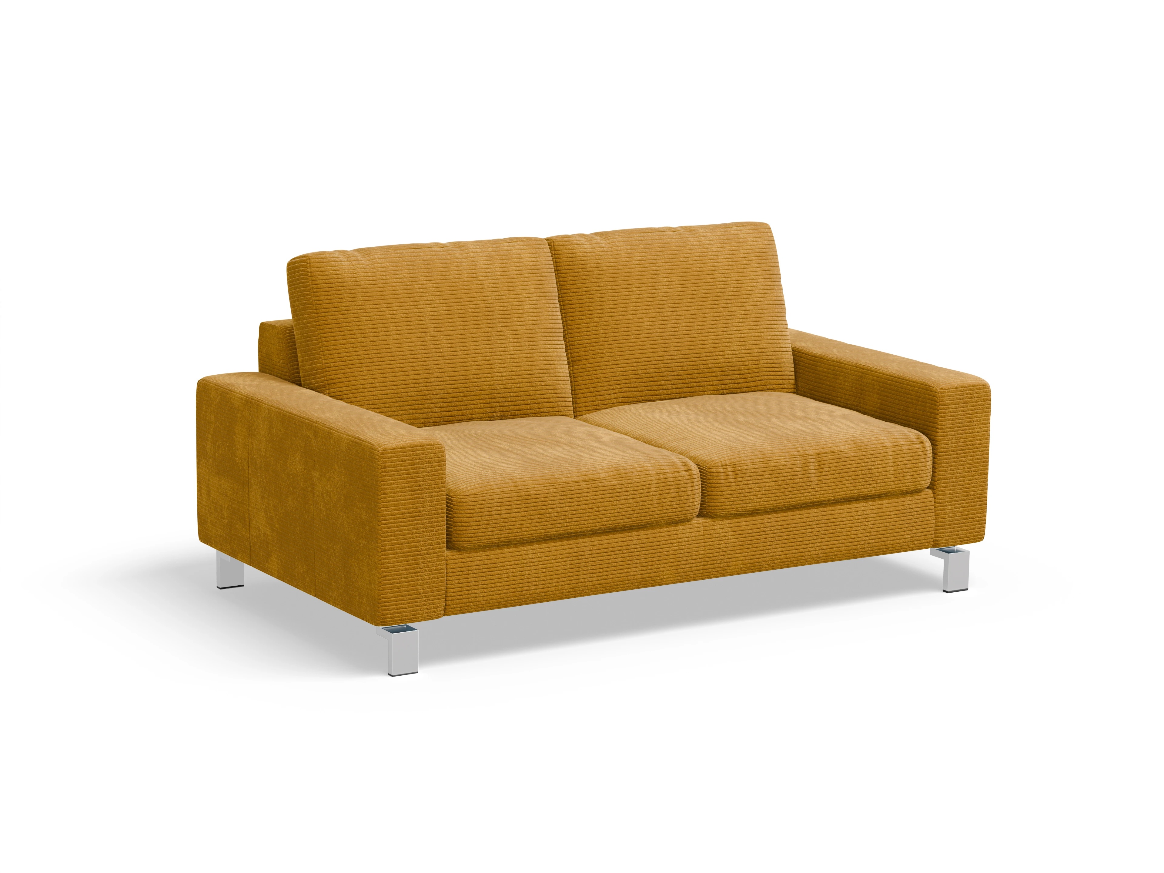 Ansicht des Produktes Indiana 2-Sitzer Sofa in Stoff Gelb