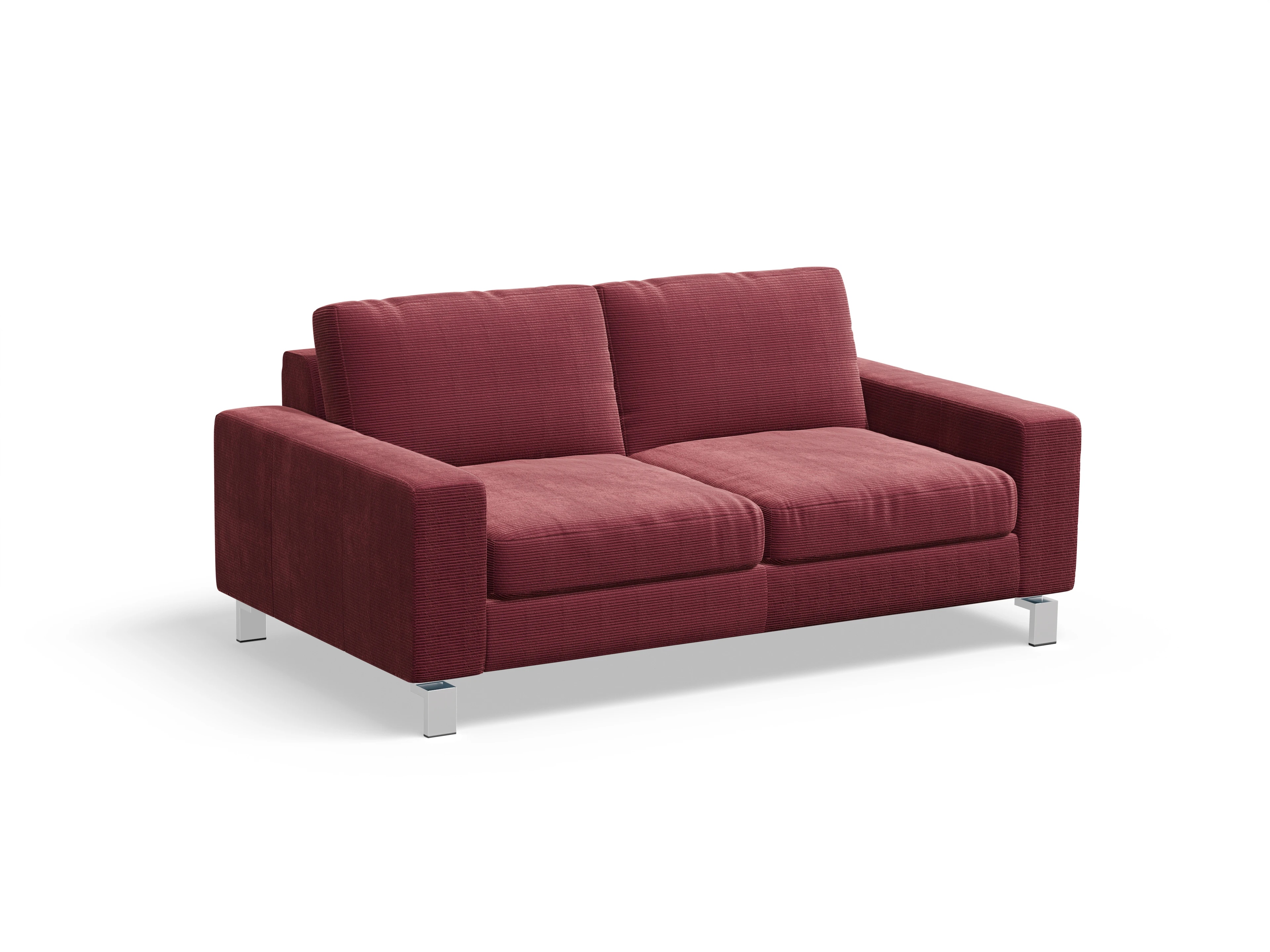 Indiana 2-Sitzer Sofa Large Ansicht des Produktes Indiana 2-Sitzer Sofa in Stoff Rot