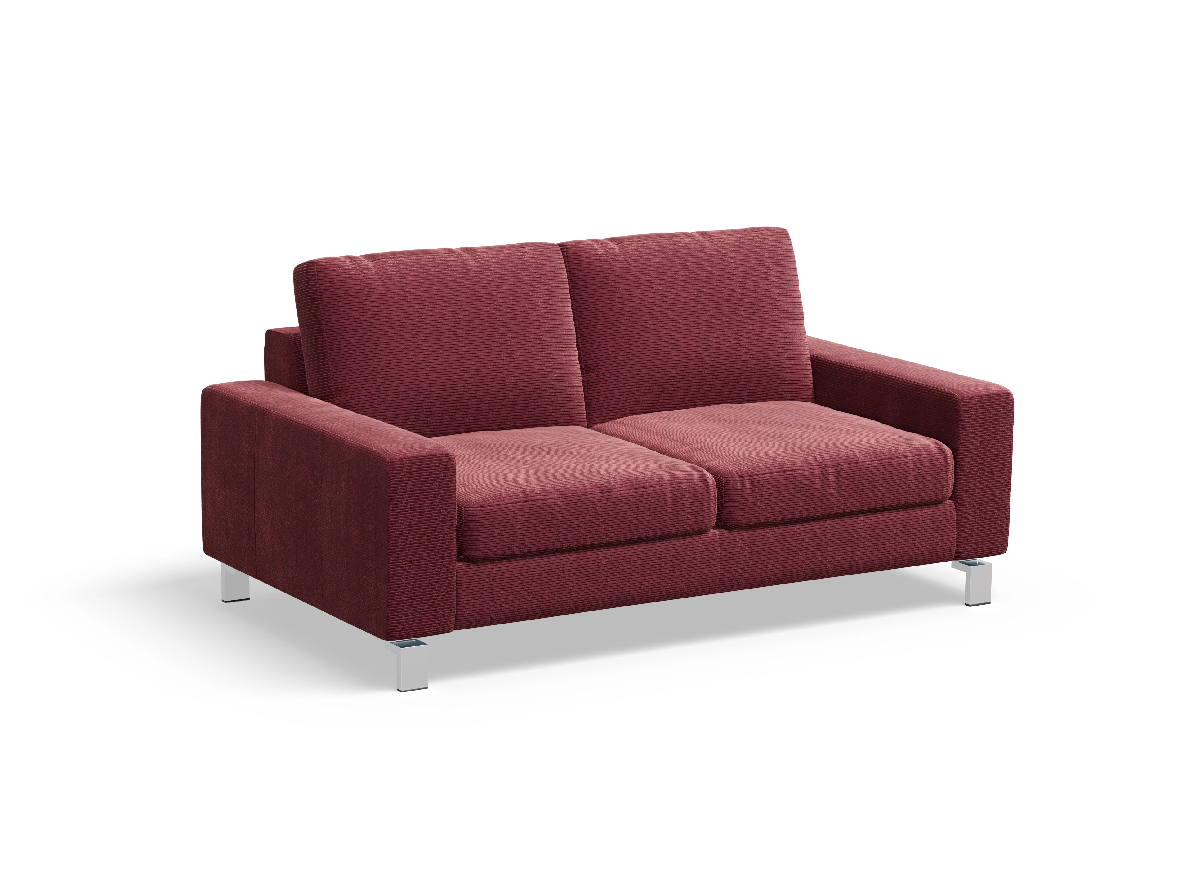 Indiana 2-Sitzer Sofa Large Ansicht des Produktes Indiana 2-Sitzer Sofa in Stoff Rot
