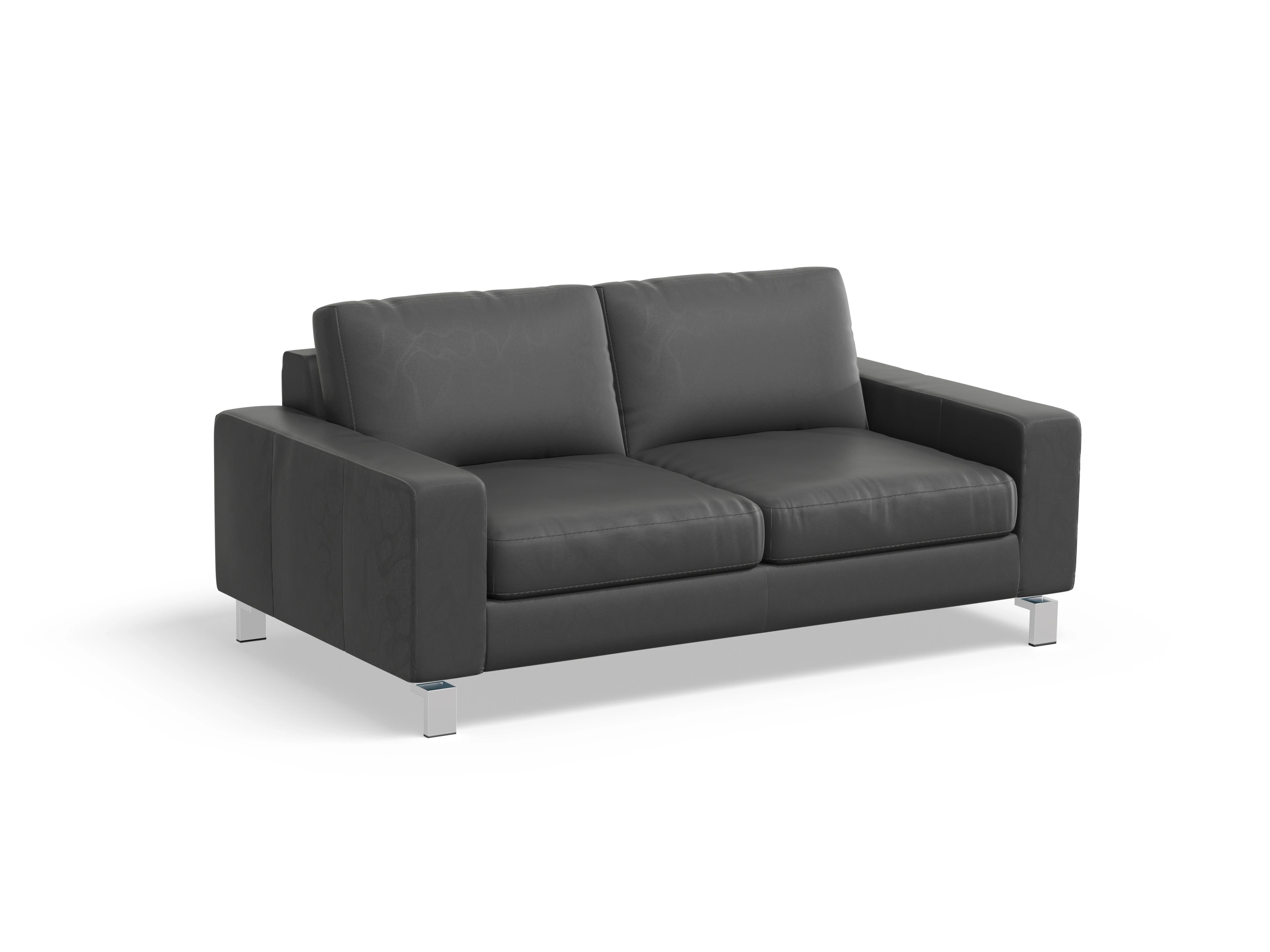 Ansicht des Produktes Indiana 2-Sitzer Sofa in Leder Grau