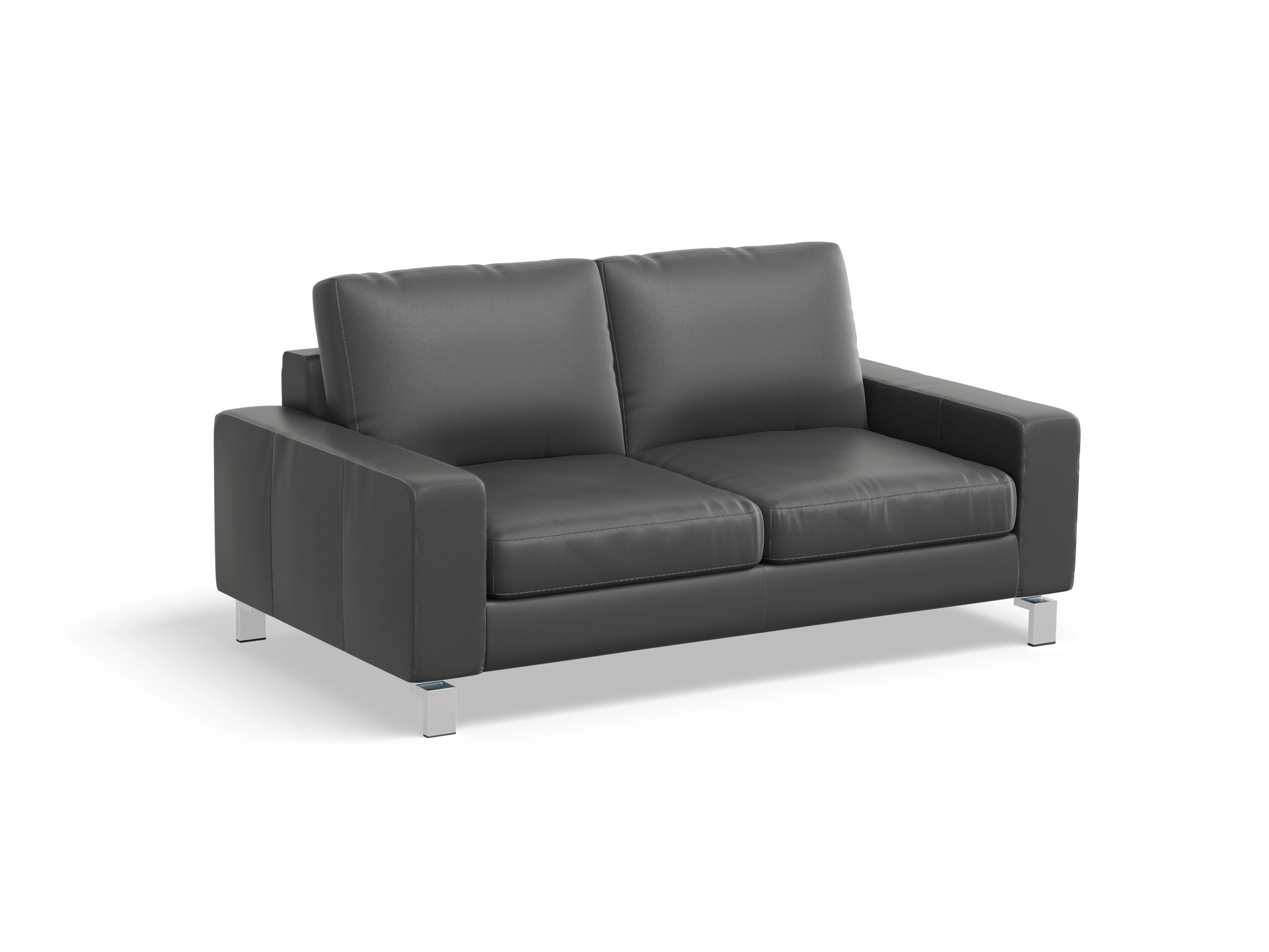 Indiana 2-Sitzer Sofa Large Ansicht des Produktes Indiana 2-Sitzer Sofa in Leder Grau