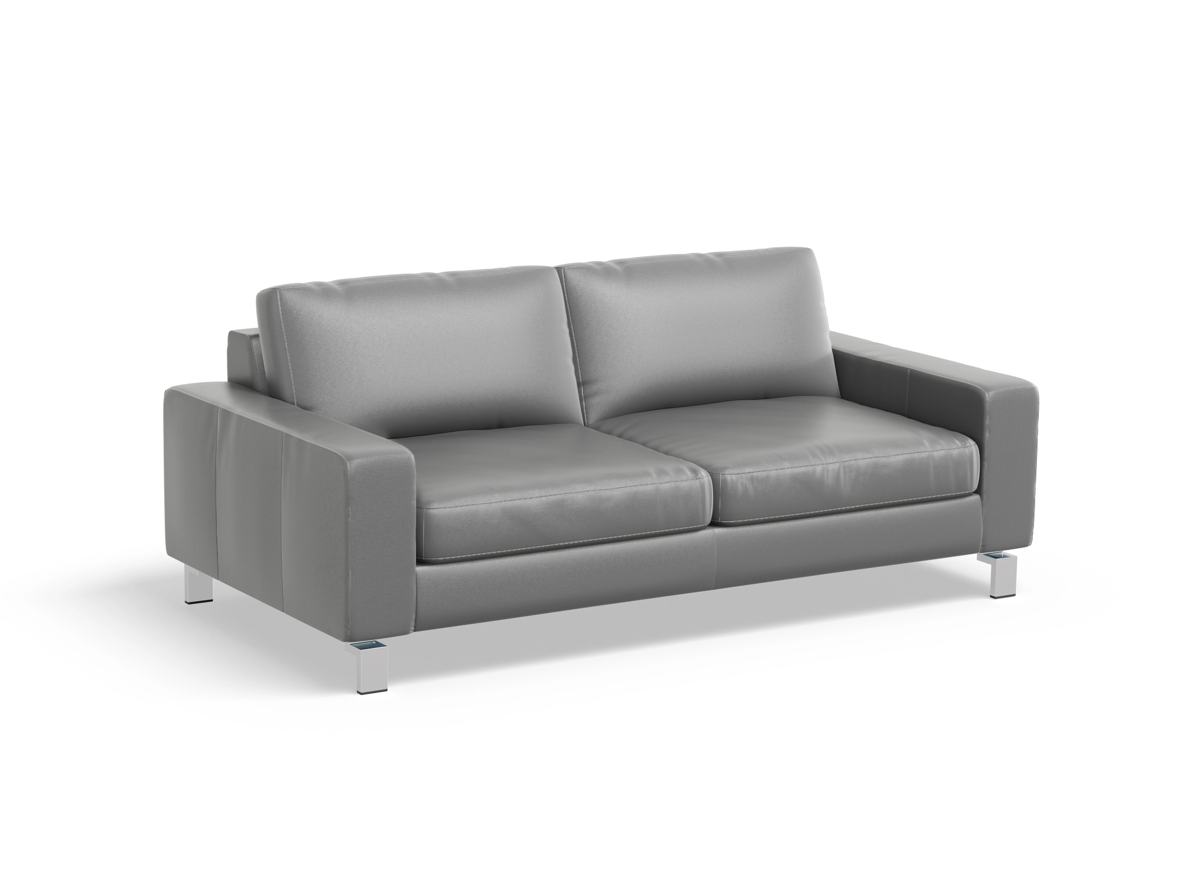 Indiana 2,5-Sitzer Sofa Ansicht des Produktes Indiana 2,5-Sitzer Sofa in Leder Grau