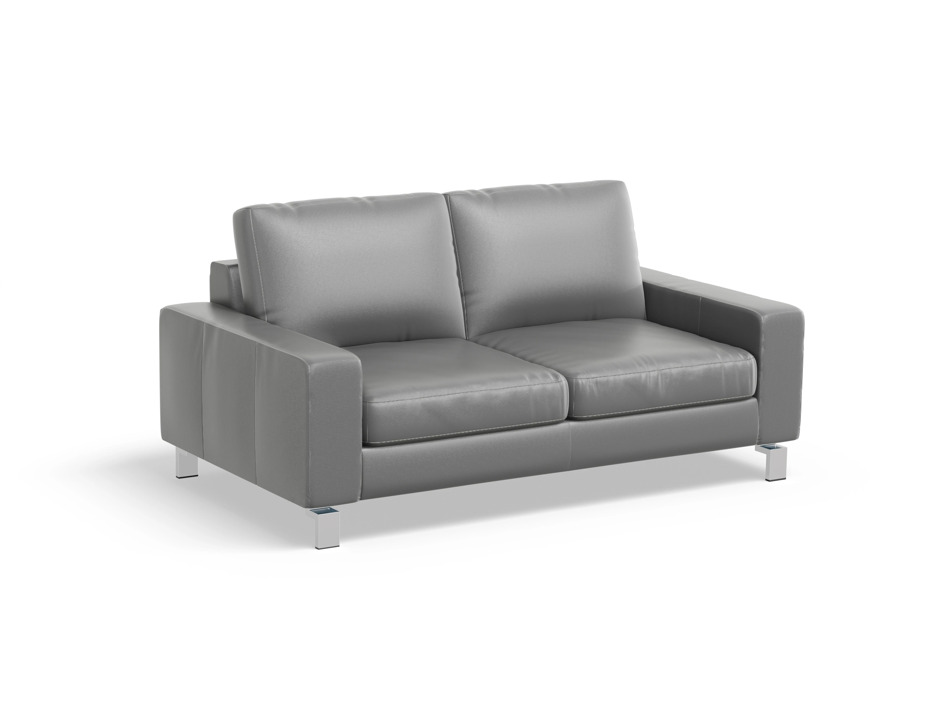 Indiana 2-Sitzer Sofa Large Ansicht des Produktes Indiana 2-Sitzer Sofa in Leder Grau