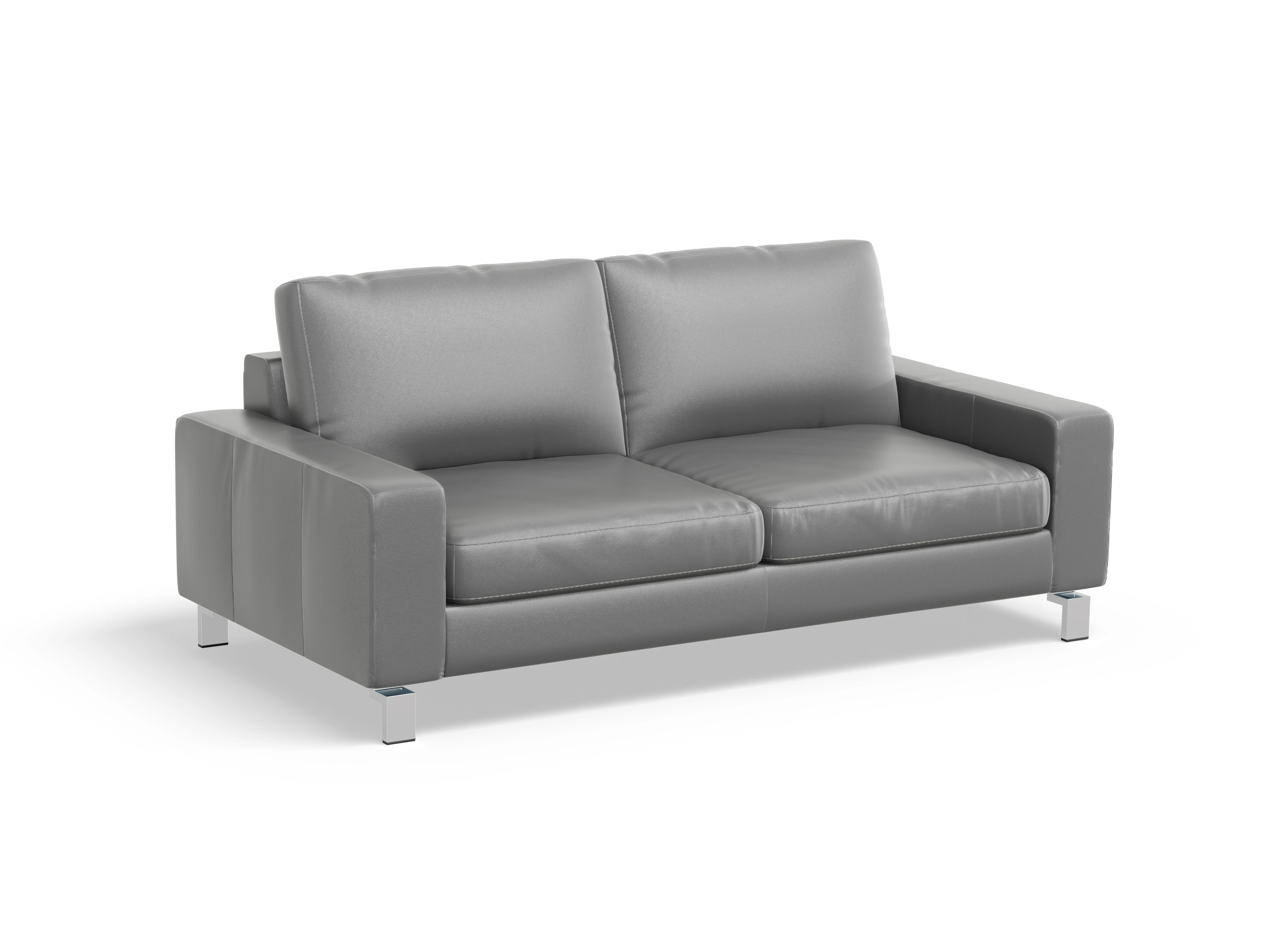 Indiana 2,5-Sitzer Sofa Ansicht des Produktes Indiana 2,5-Sitzer Sofa in Leder Grau