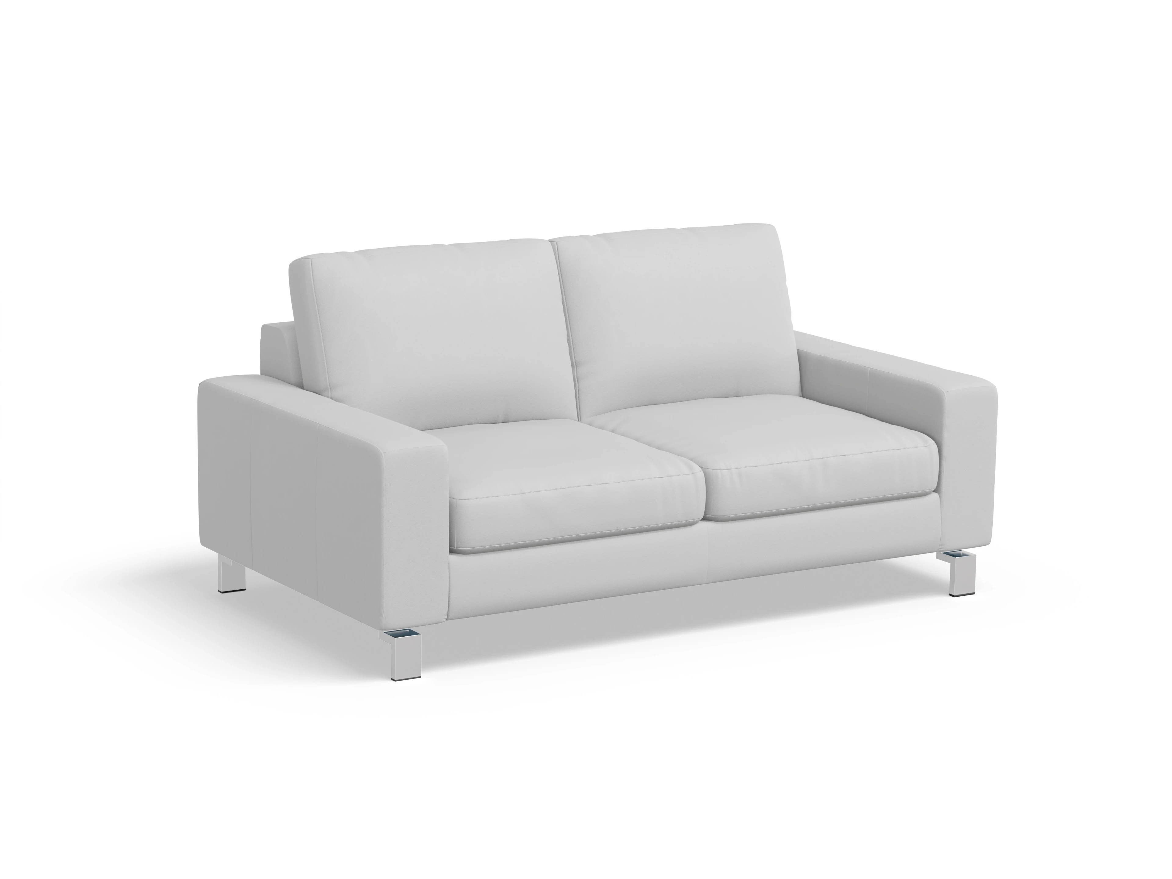 Indiana 2-Sitzer Sofa Large Ansicht des Produktes Indiana 2-Sitzer Sofa in Leder Grau