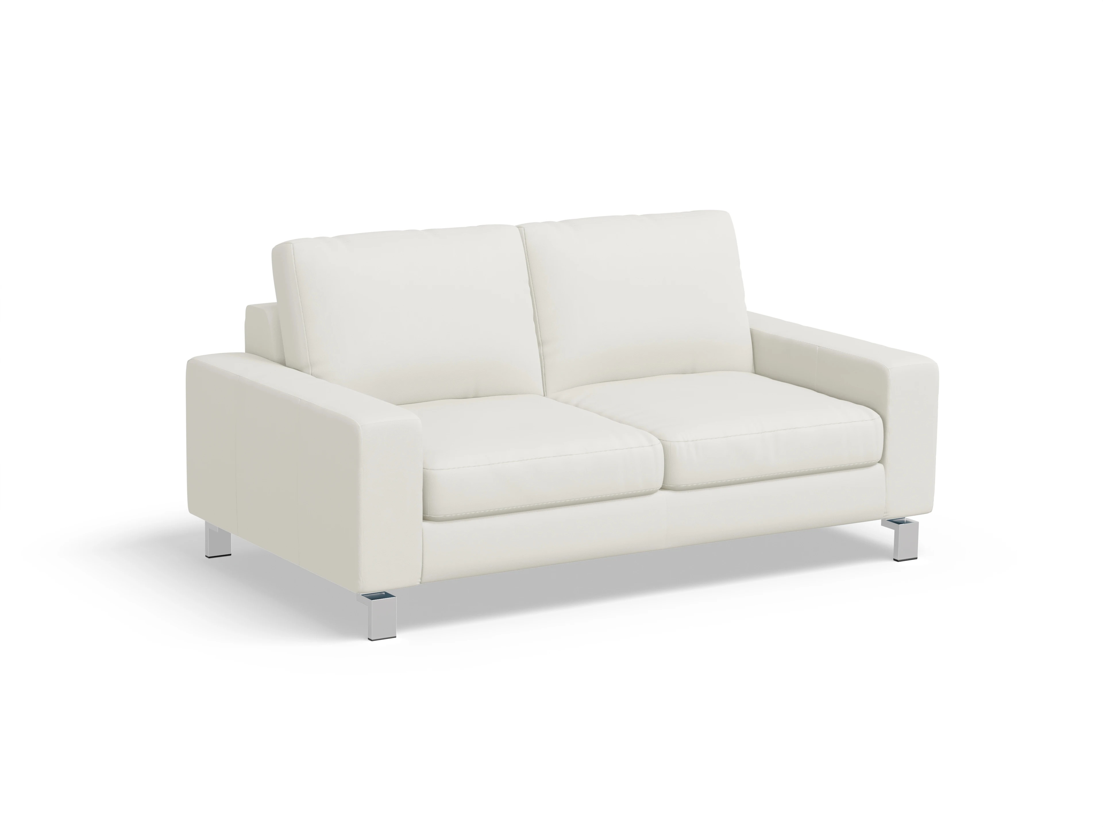 Indiana 2-Sitzer Sofa Large Ansicht des Produktes Indiana 2-Sitzer Sofa in Leder Weiss