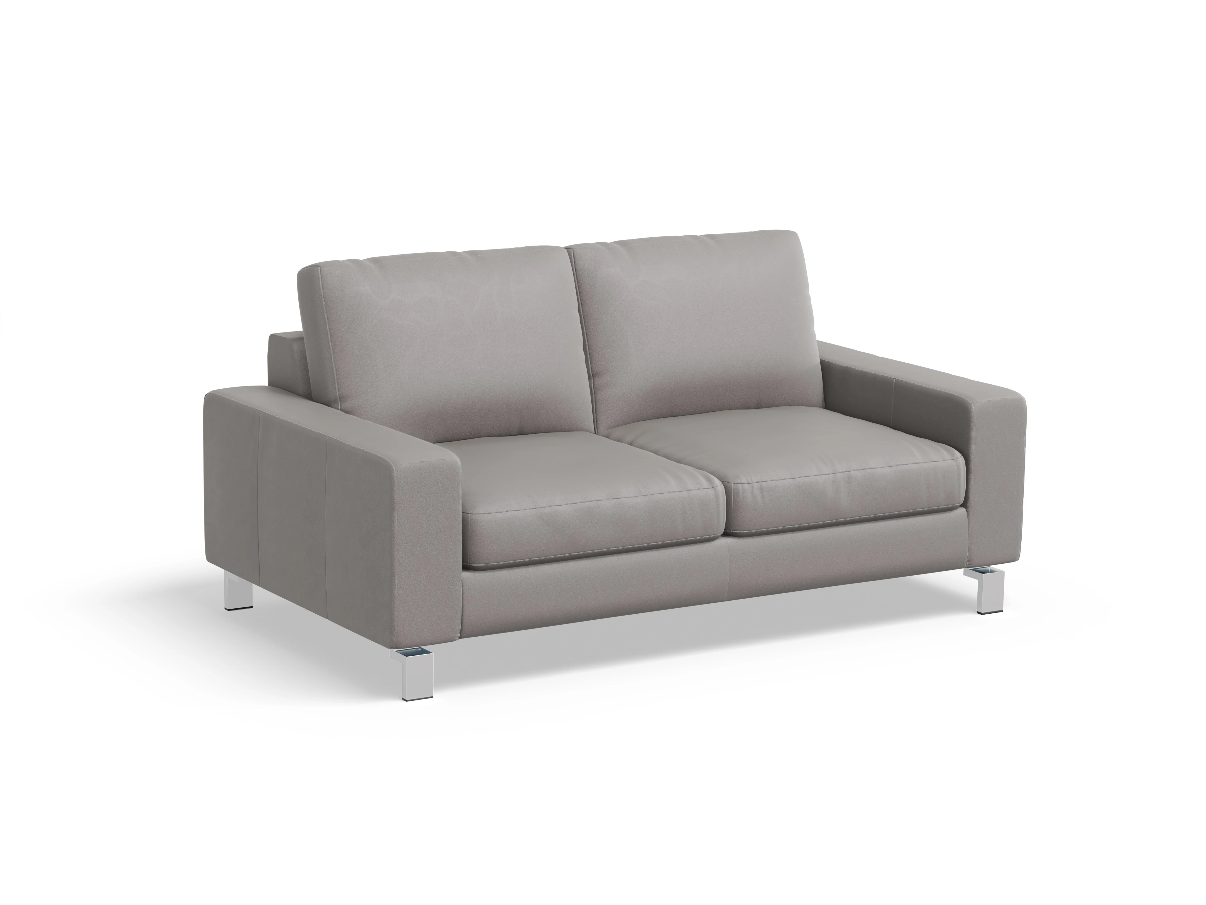 Indiana 2-Sitzer Sofa Large Ansicht des Produktes Indiana 2-Sitzer Sofa in Leder Grau