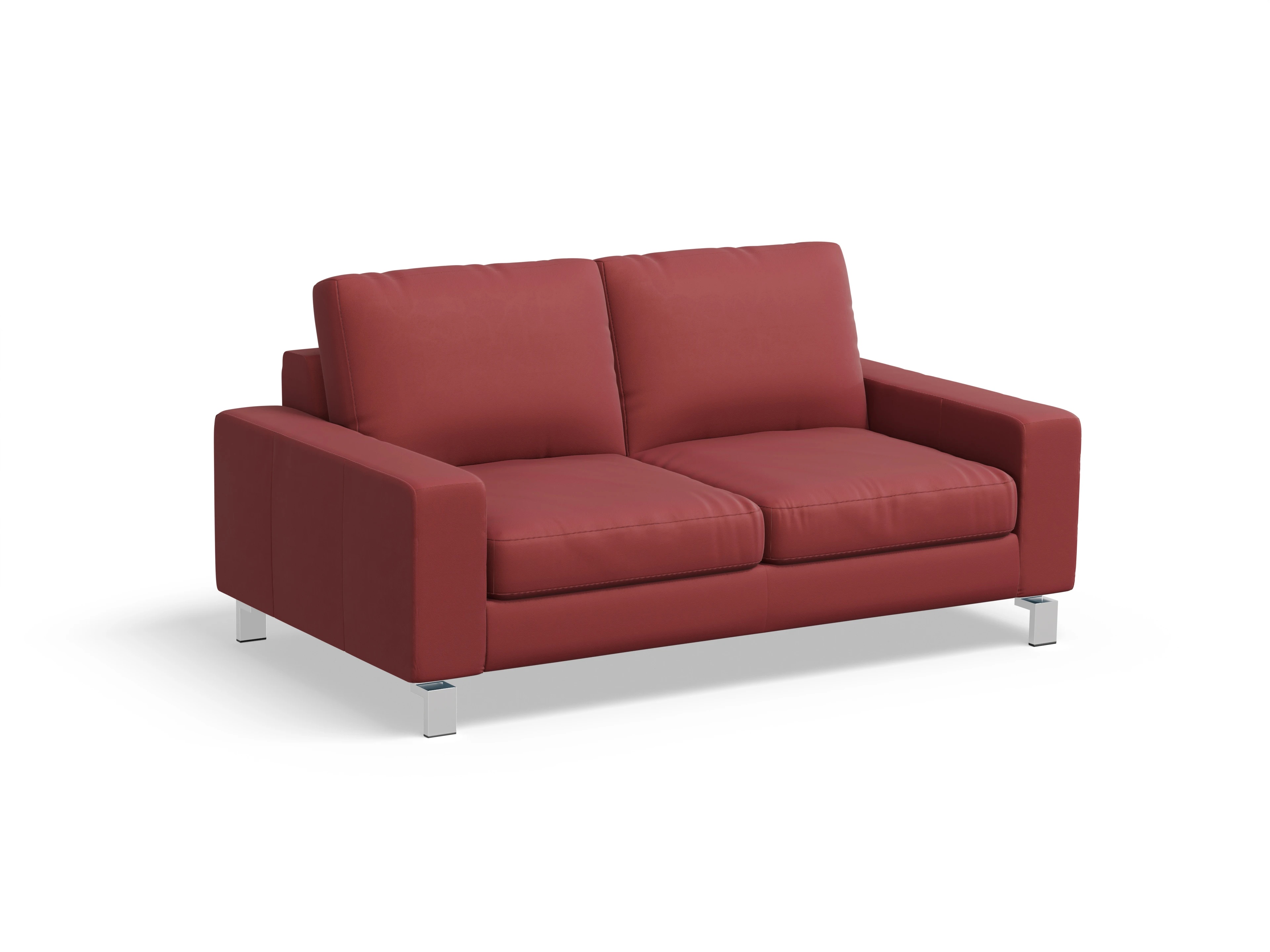Indiana 2-Sitzer Sofa Large Ansicht des Produktes Indiana 2-Sitzer Sofa in Leder Rot