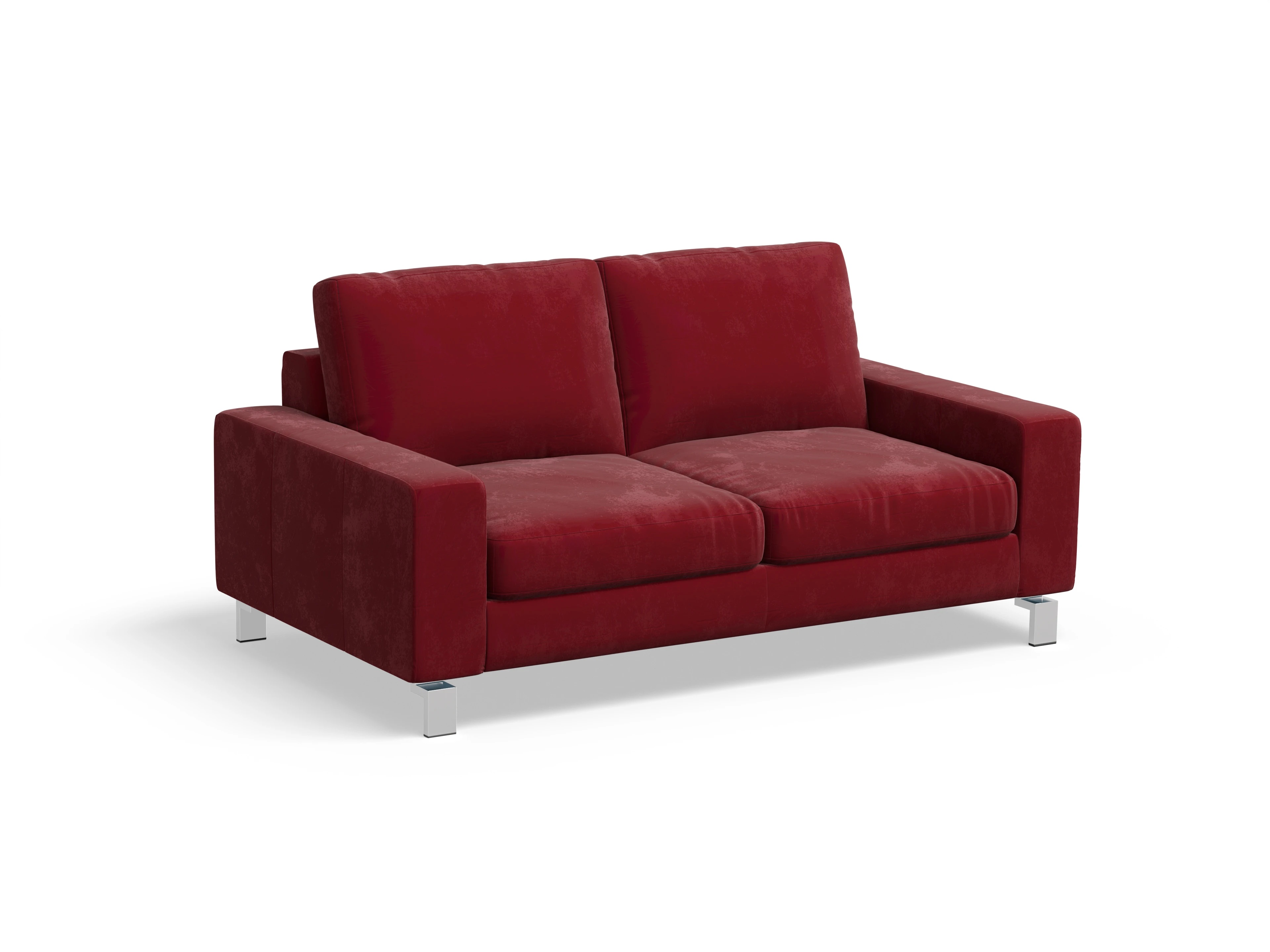 Indiana 2-Sitzer Sofa Large Ansicht des Produktes Indiana 2-Sitzer Sofa in Stoff Rot