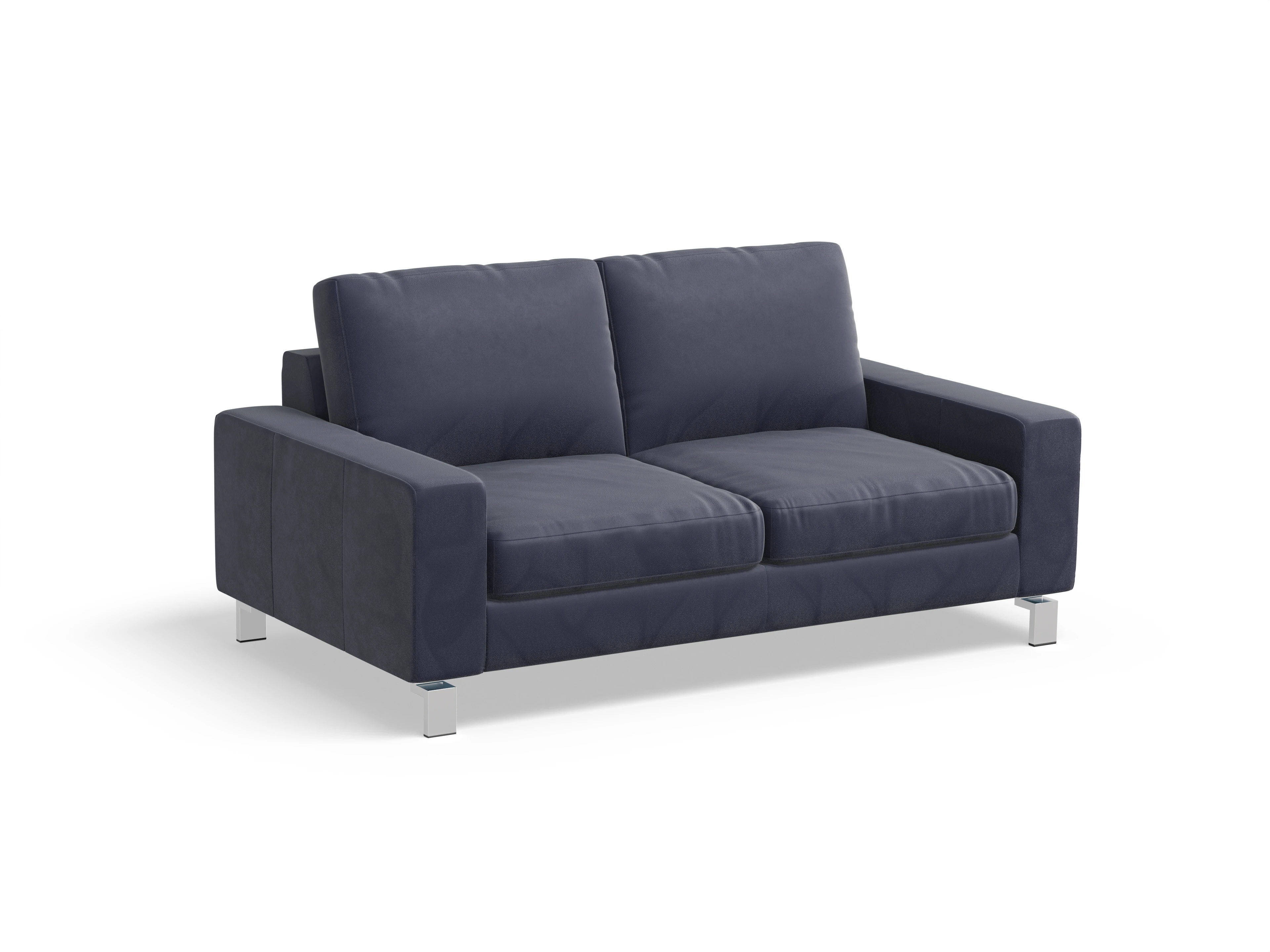 Indiana 2-Sitzer Sofa Large Ansicht des Produktes Indiana 2-Sitzer Sofa in Leder Blau